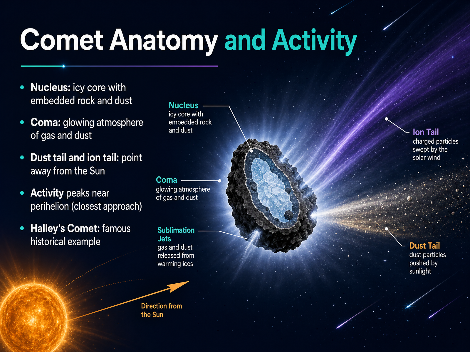 Comet Anatomy and Activity