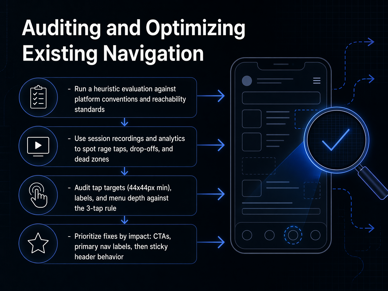 Auditing and Optimizing Existing Navigation