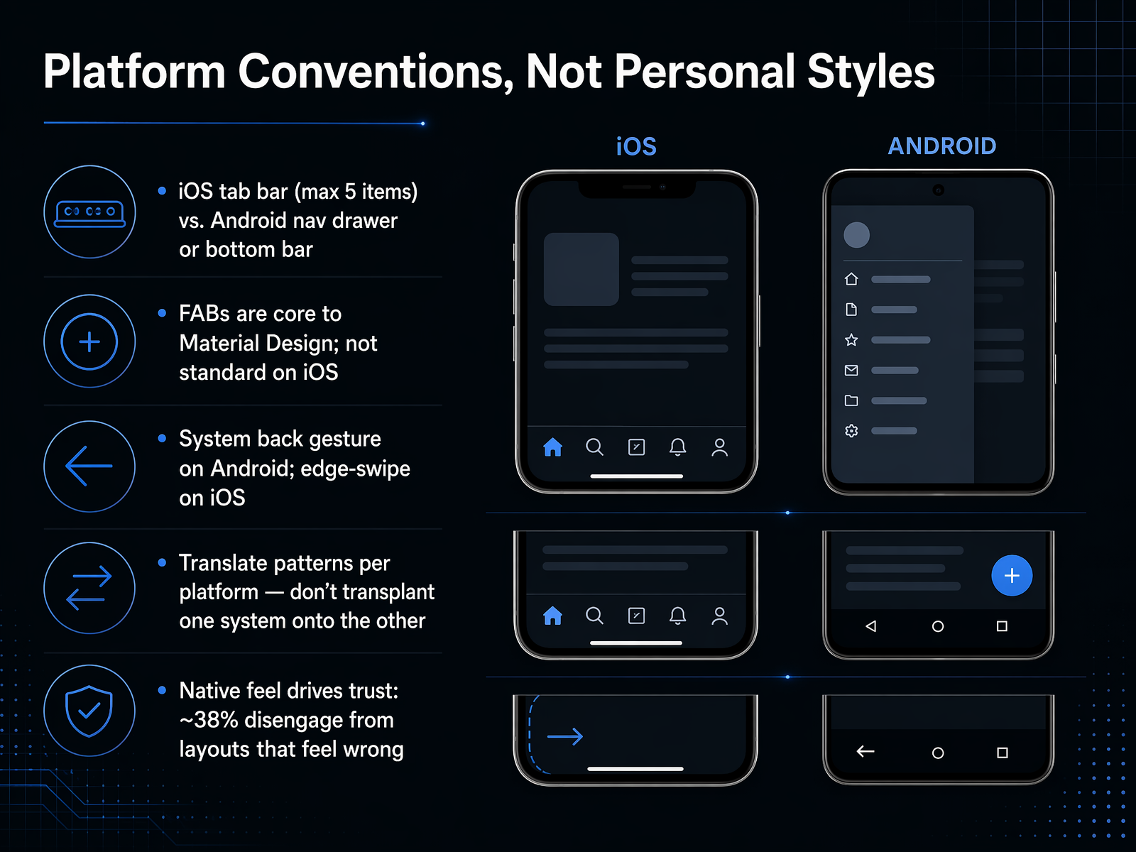 Platform Conventions, Not Personal Styles