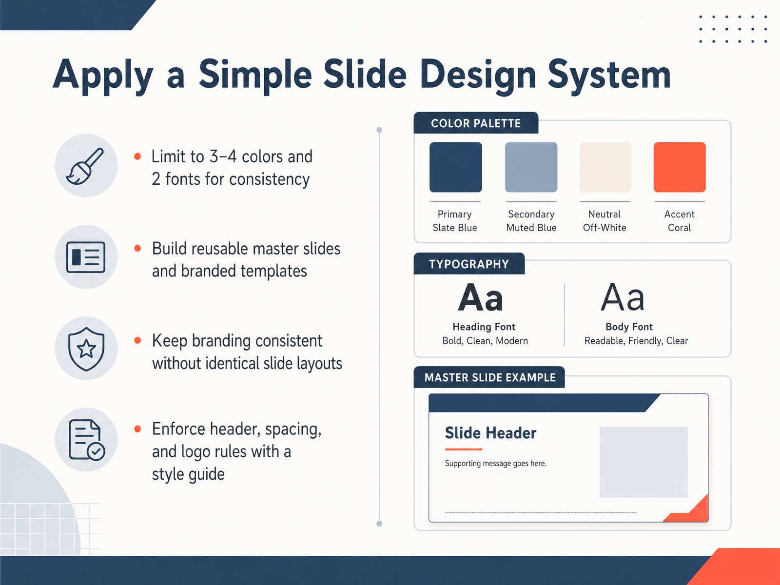 Apply a Simple Slide Design System