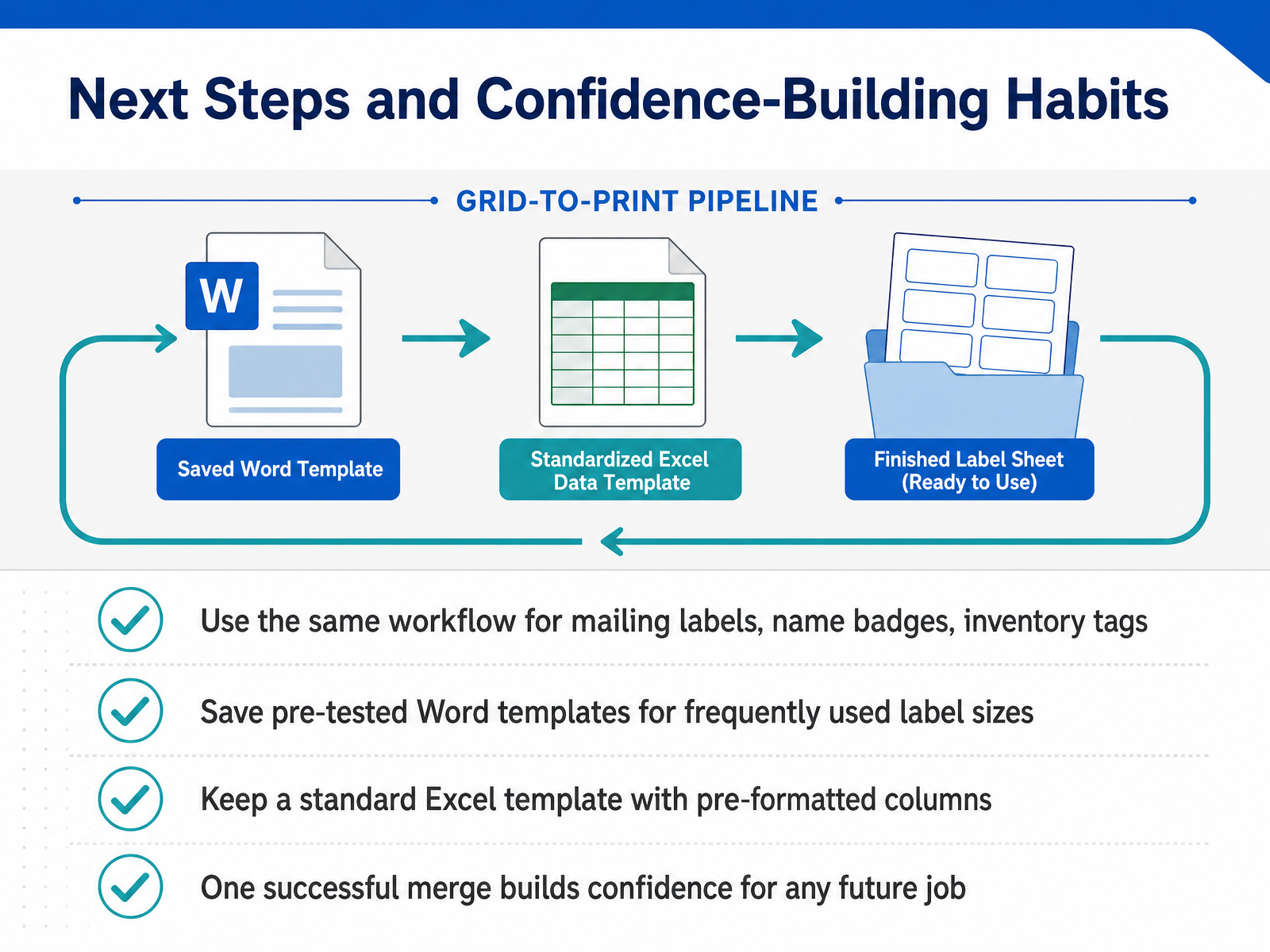 Next Steps and Confidence-Building Habits