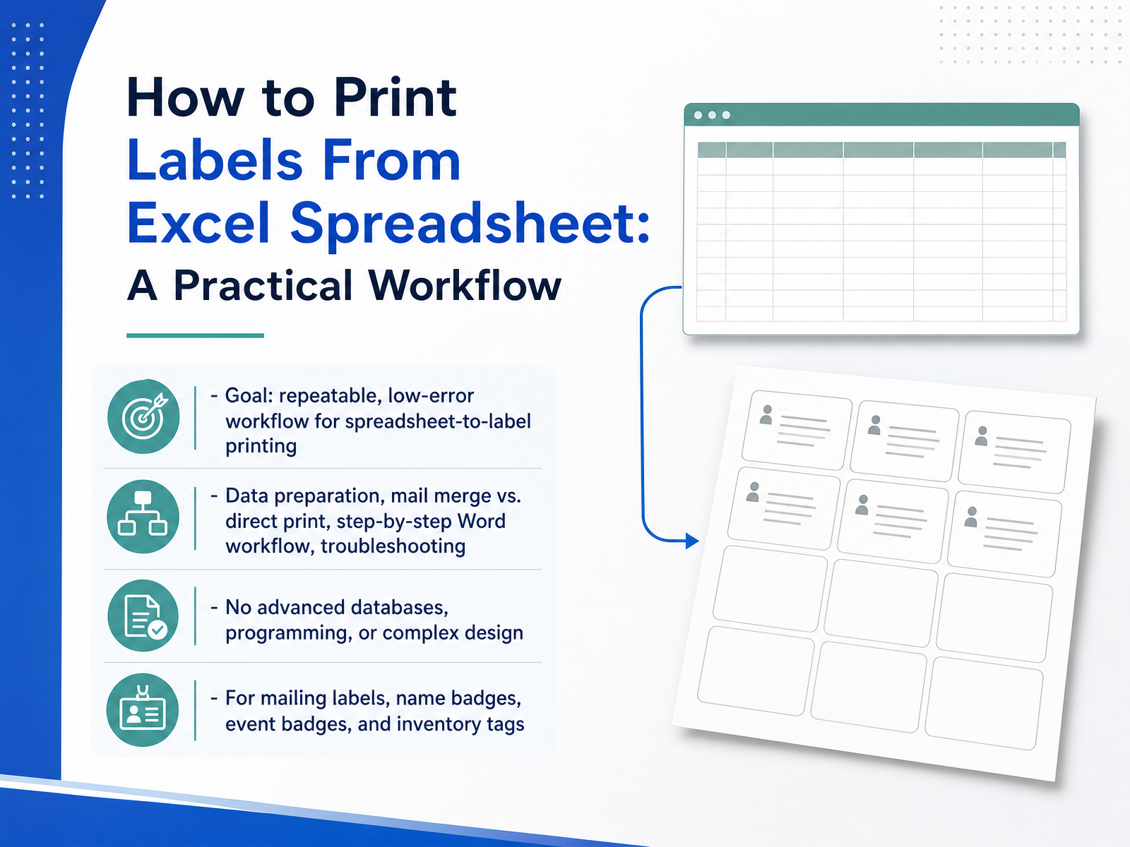 Print Labels from Excel: Practical Workflow