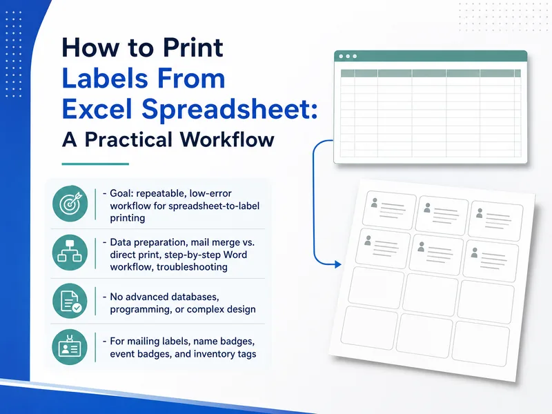 Print Labels from Excel: Practical Workflow — digital-human course