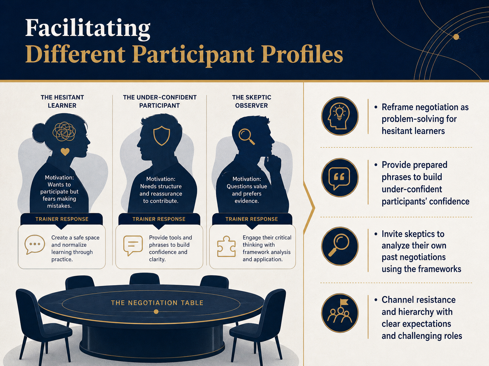 Facilitating Different Participant Profiles