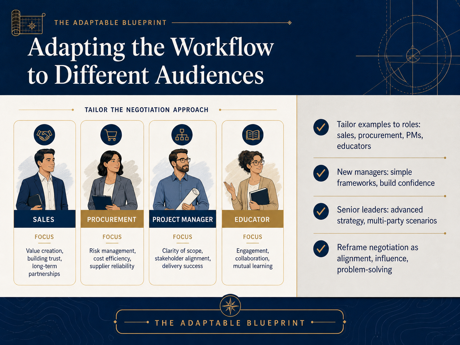 Adapting the Workflow to Different Audiences