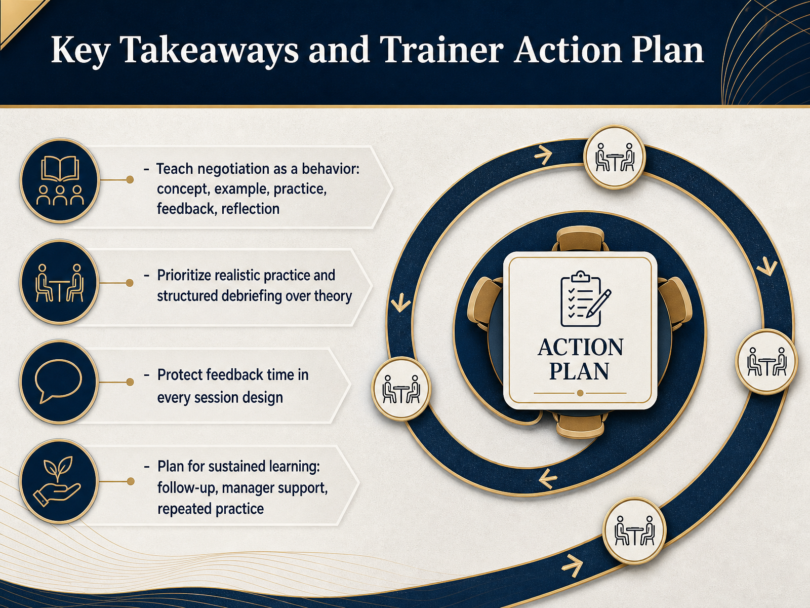 Key Takeaways and Trainer Action Plan