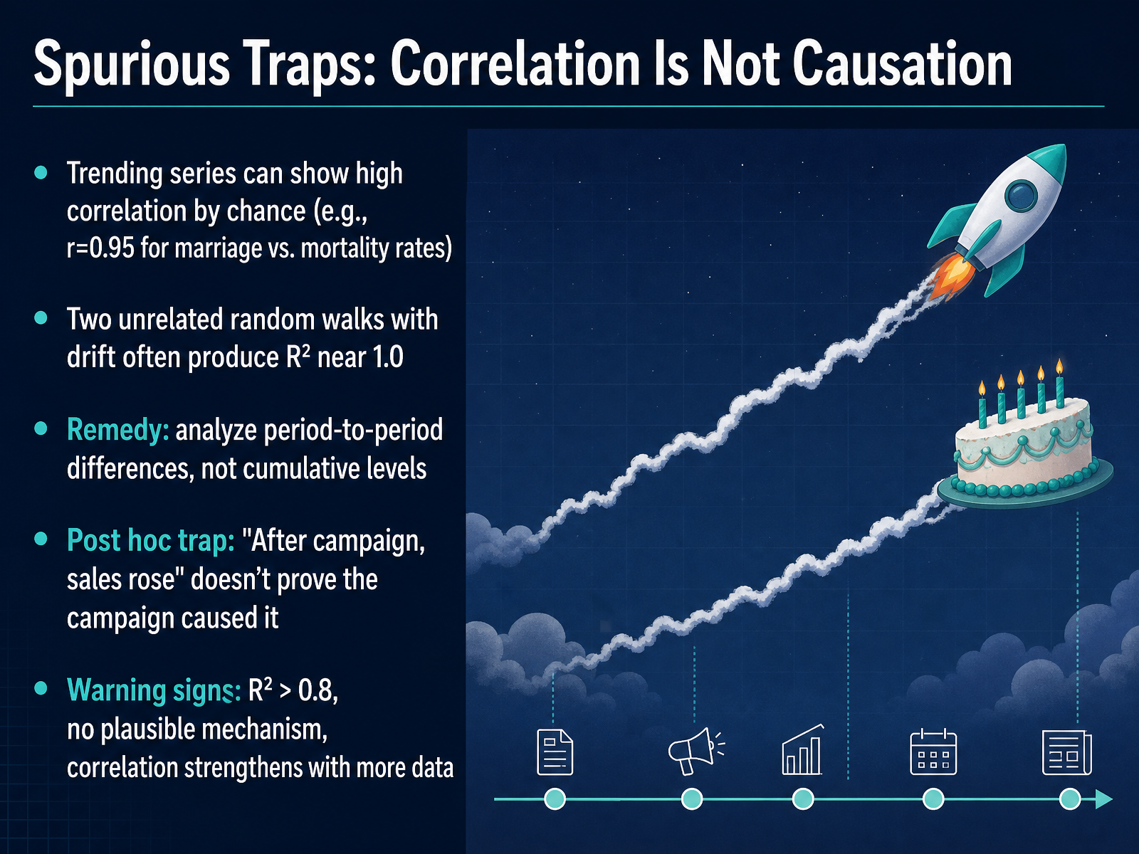 Spurious Traps: Correlation Is Not Causation