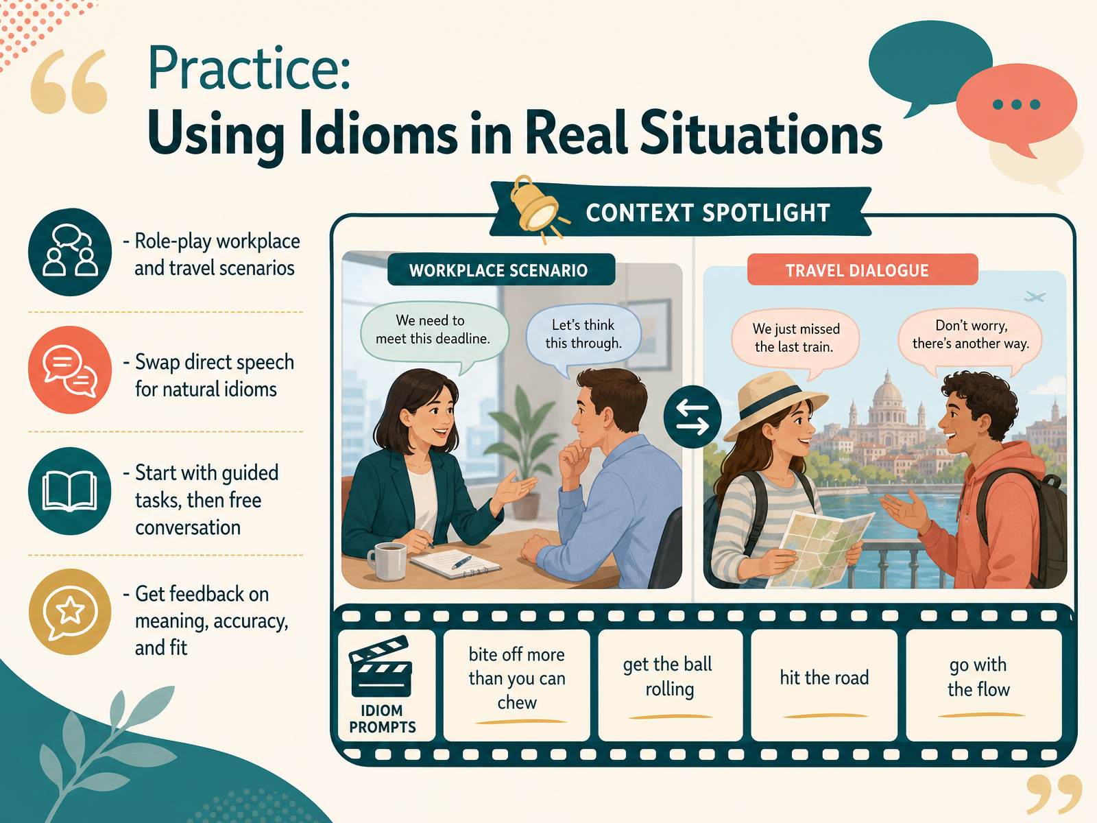 Practice: Using Idioms in Real Situations