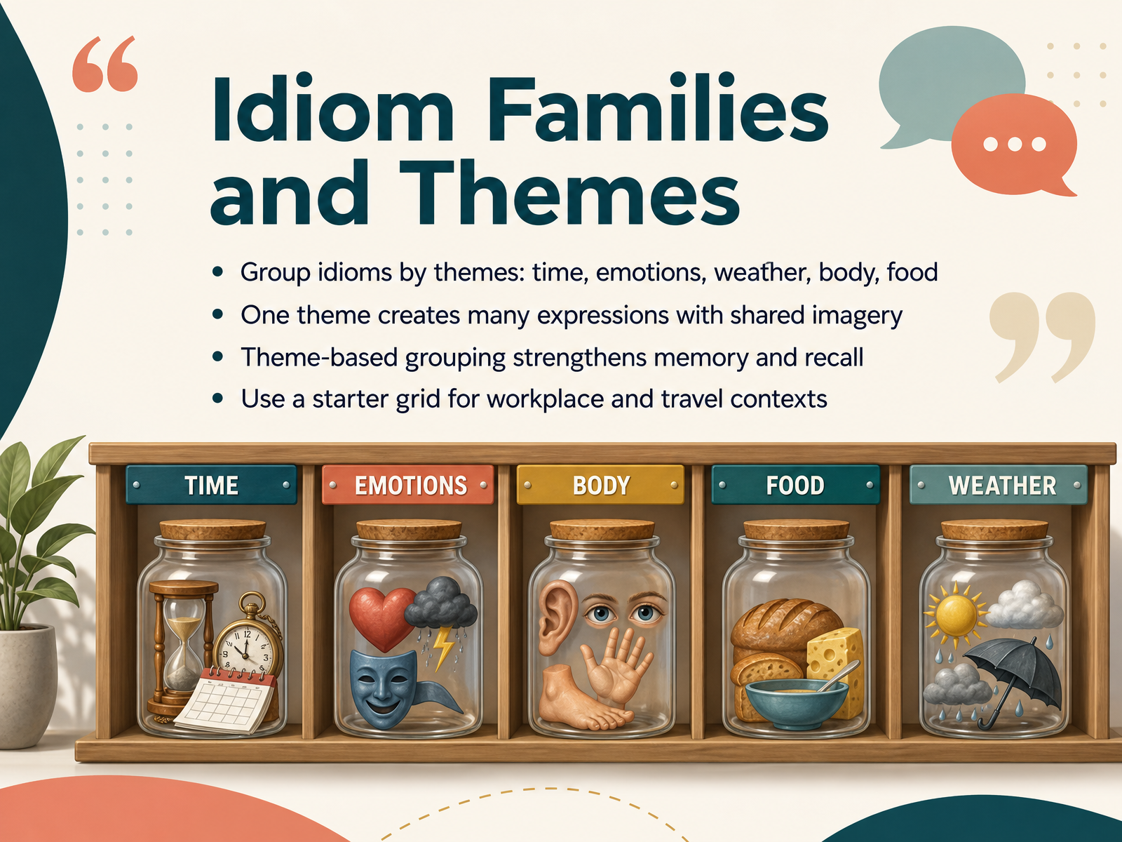 Idiom Families and Themes