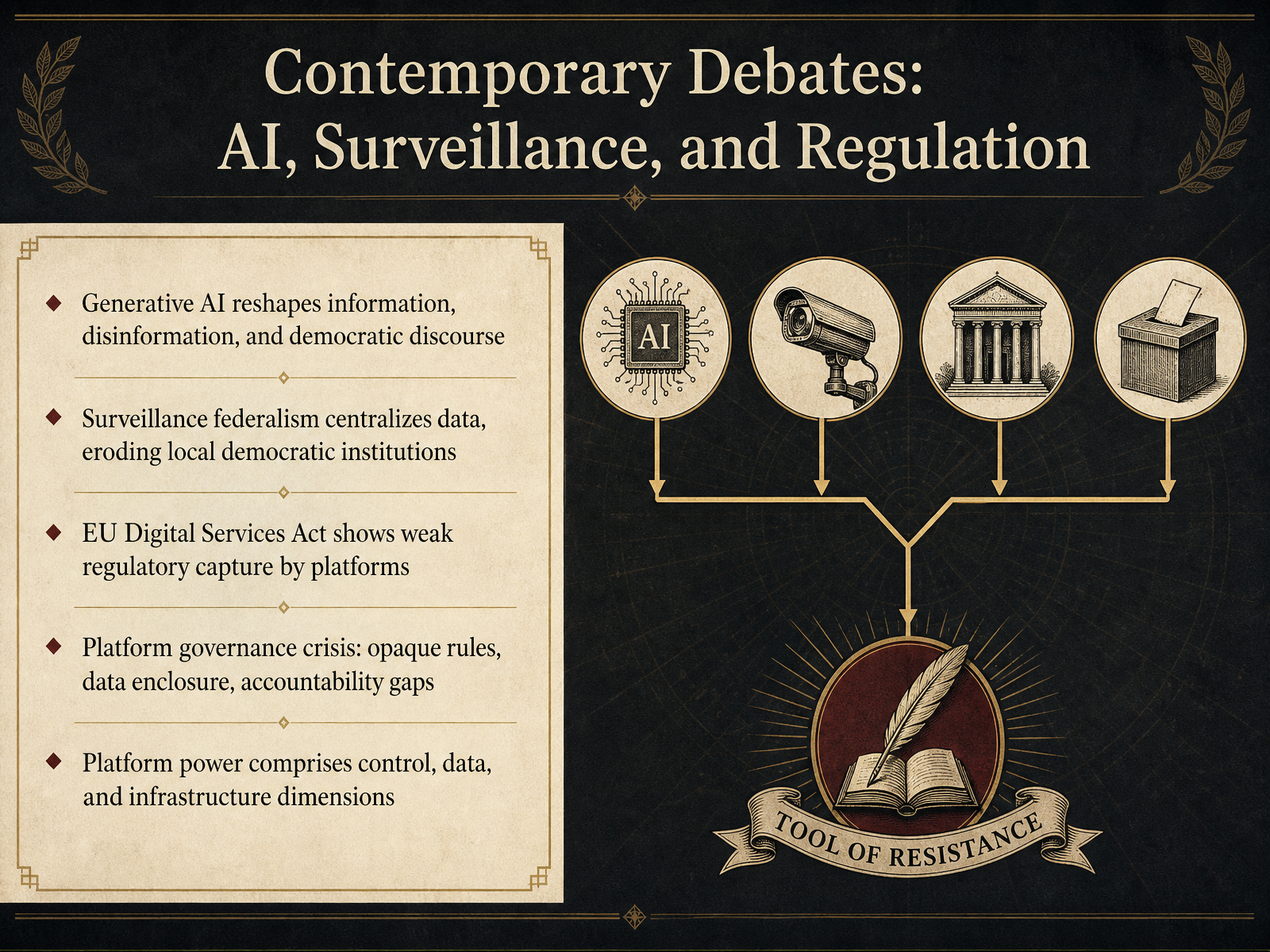 Contemporary Debates: AI, Surveillance, and Regulation