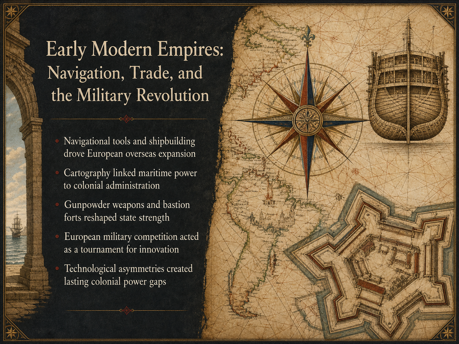 Early Modern Empires: Navigation, Trade, and the Military Revolution