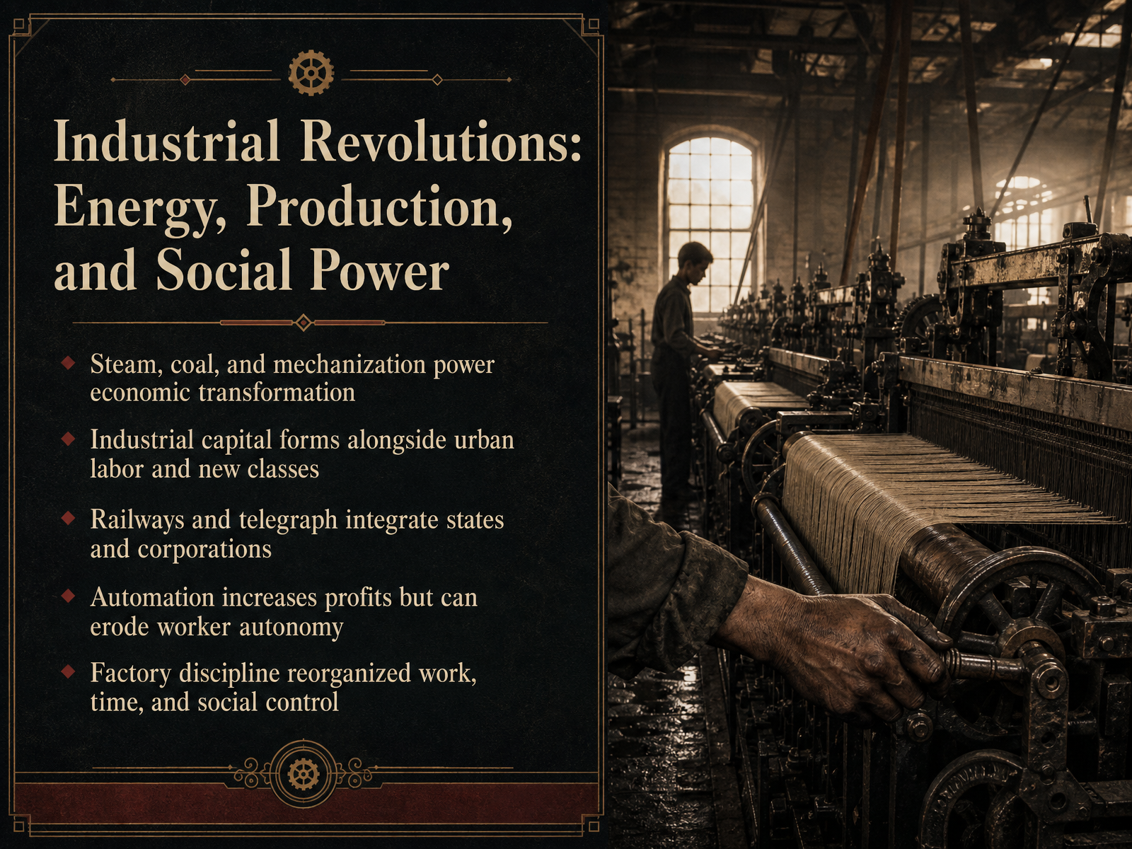 Industrial Revolutions: Energy, Production, and Social Power