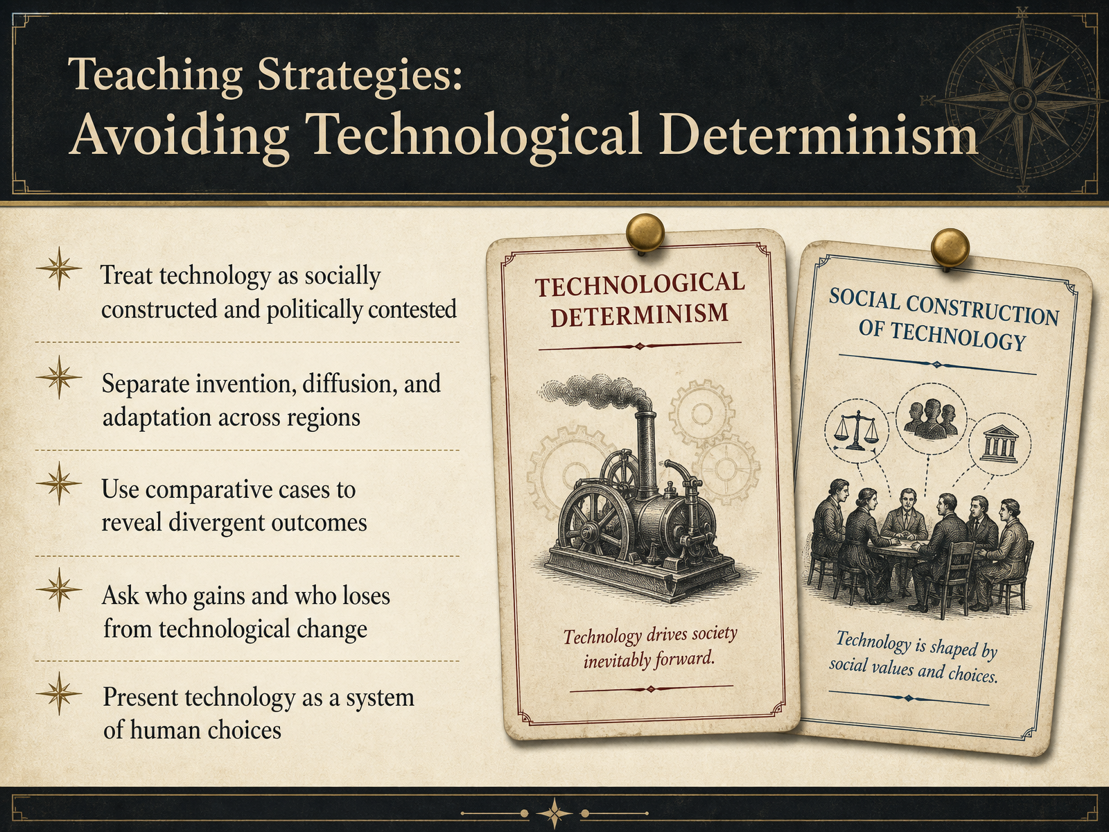 Teaching Strategies: Avoiding Technological Determinism