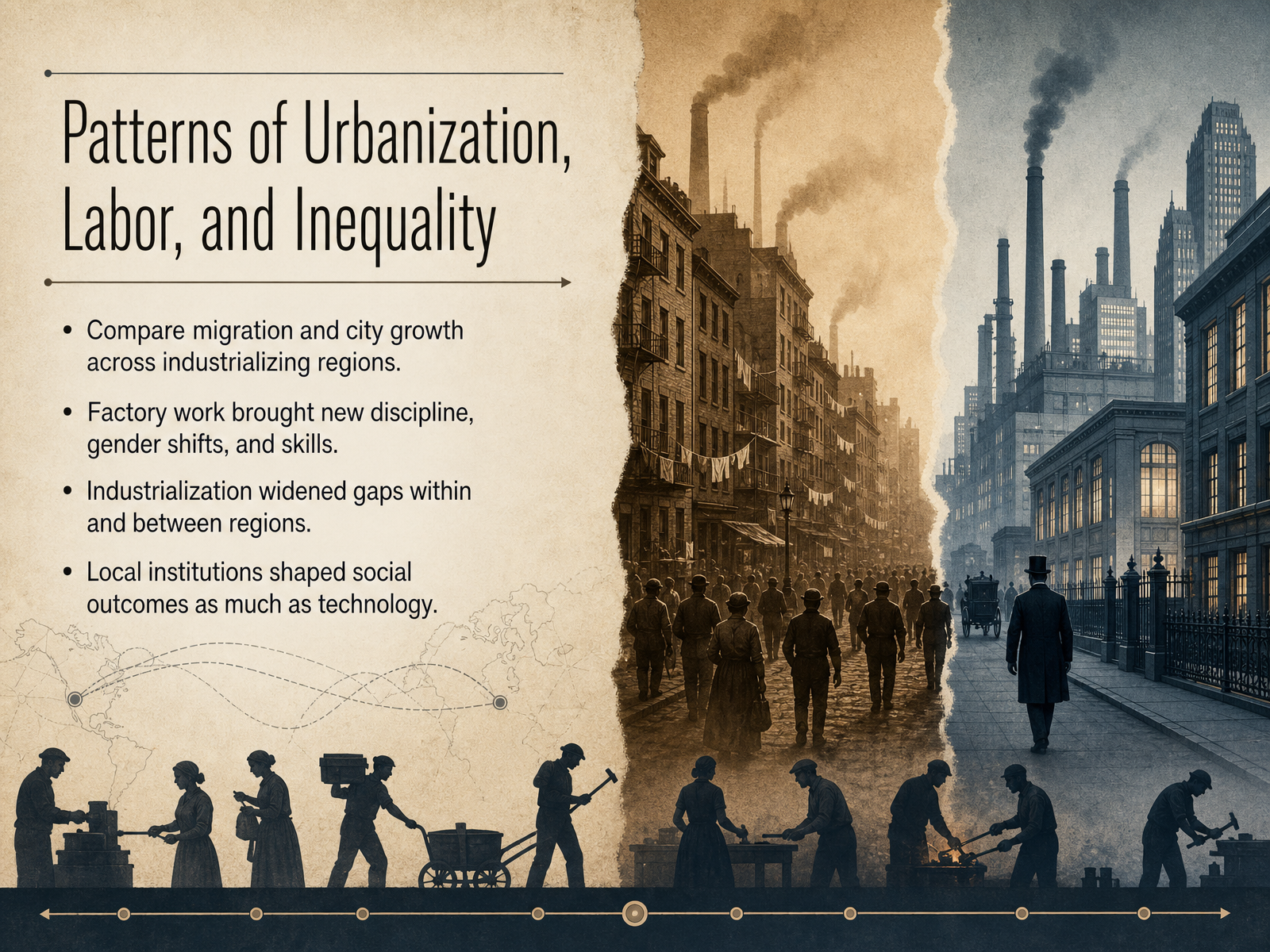 Patterns of Urbanization, Labor, and Inequality
