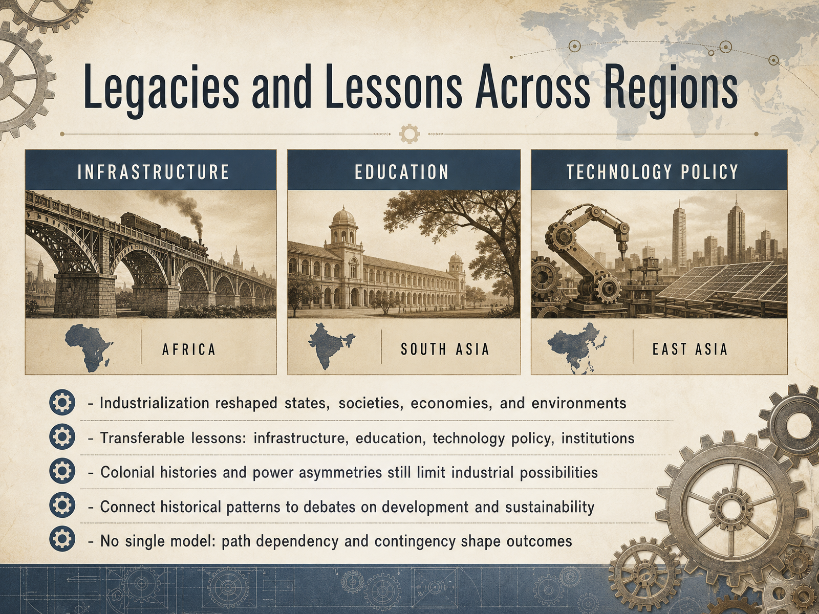 Legacies and Lessons Across Regions