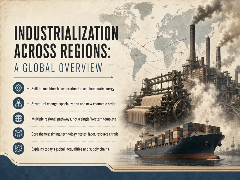 Industrialization Across Regions — digital-human course
