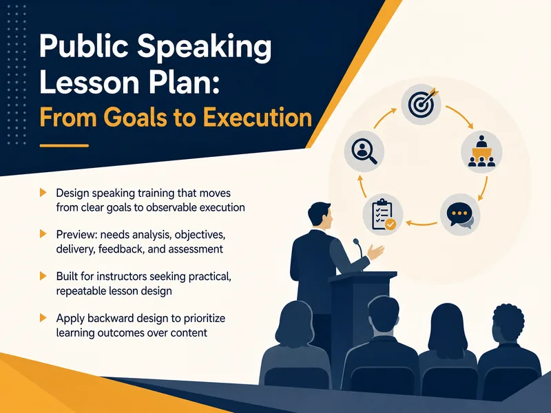 Public Speaking: Goals to Execution — digital-human course