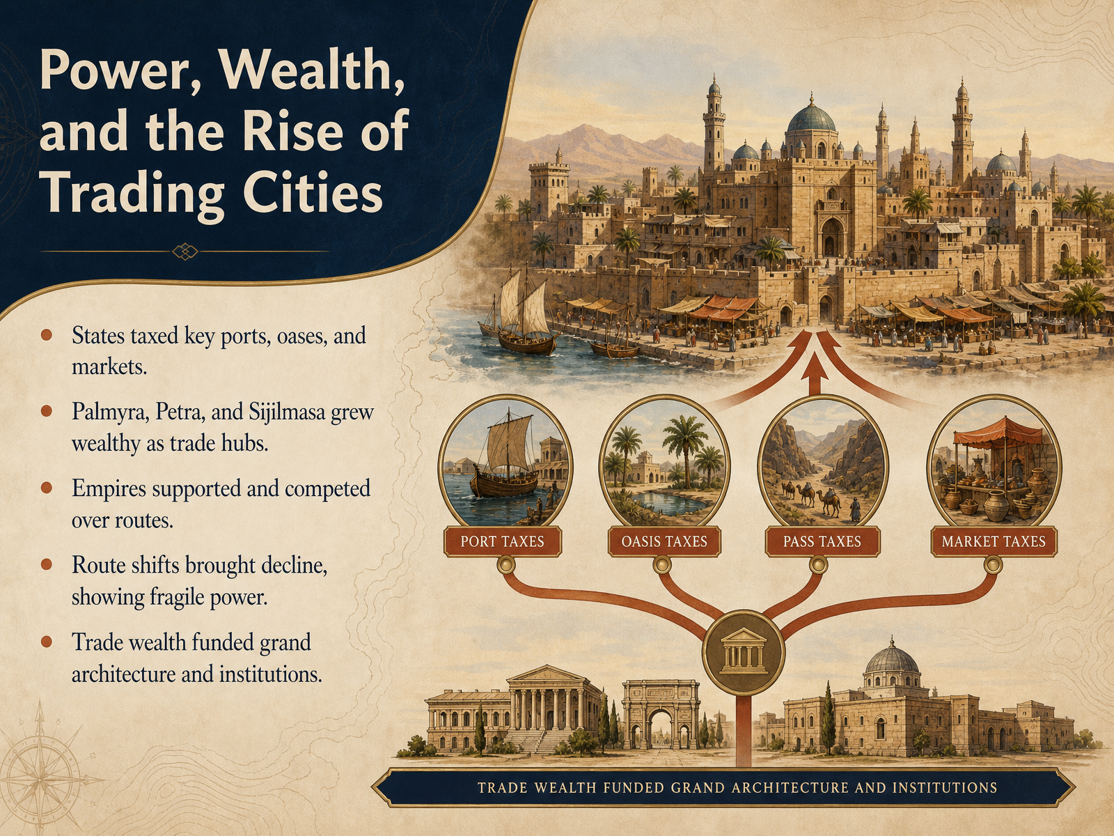 Power, Wealth, and the Rise of Trading Cities