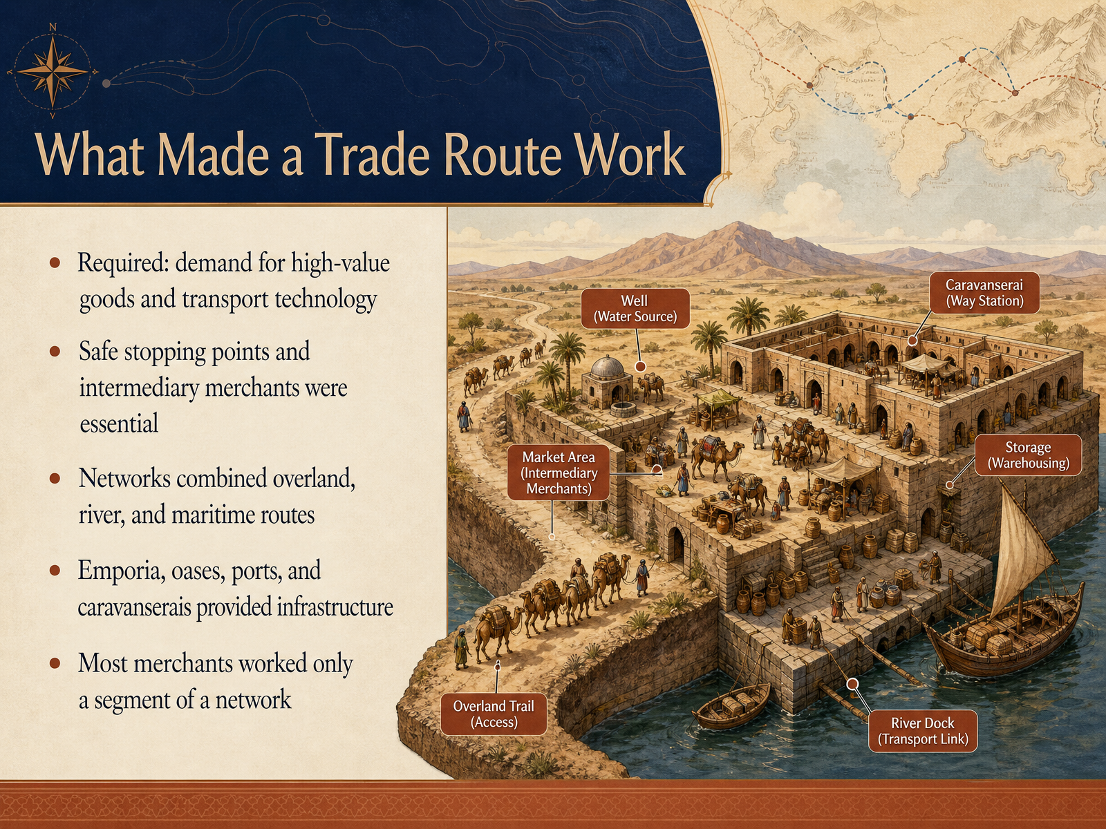 What Made a Trade Route Work