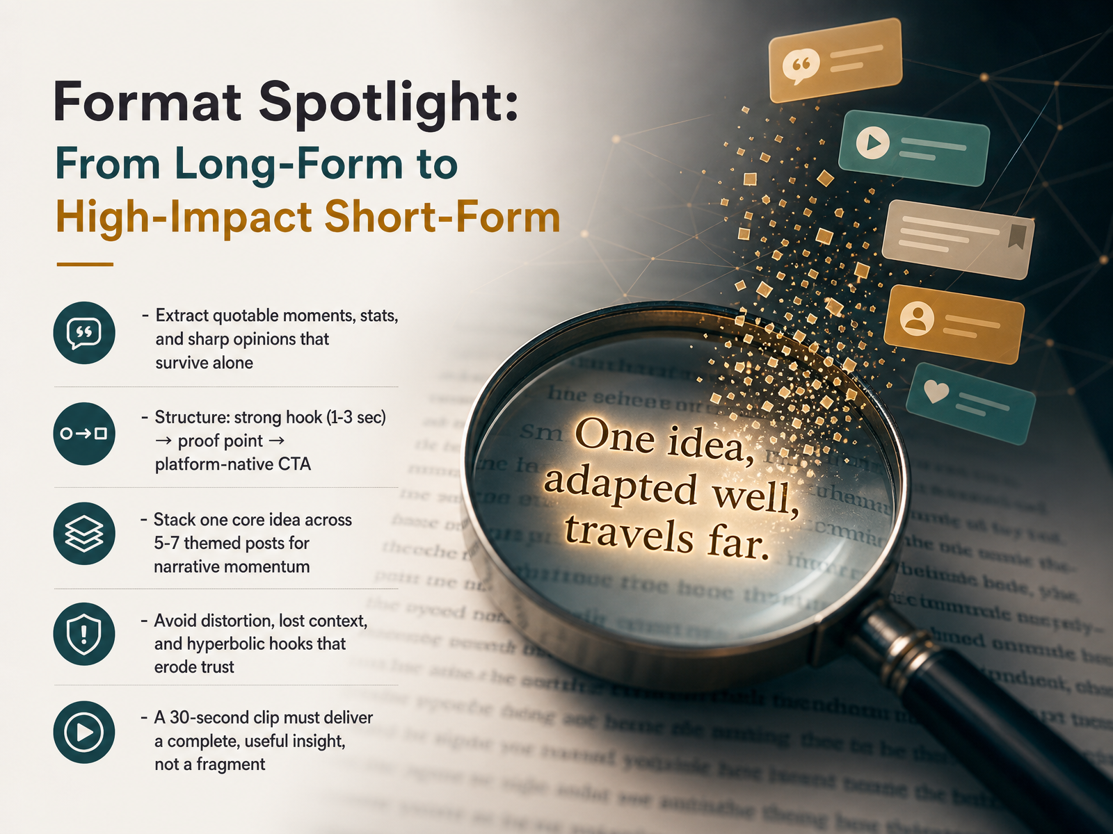 Format Spotlight: From Long-Form to High-Impact Short-Form