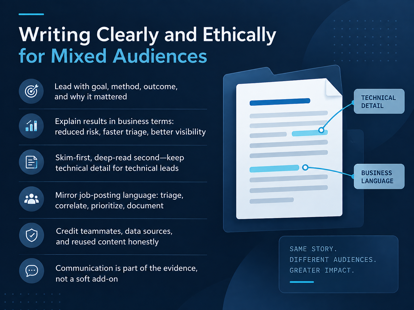 Writing Clearly and Ethically for Mixed Audiences
