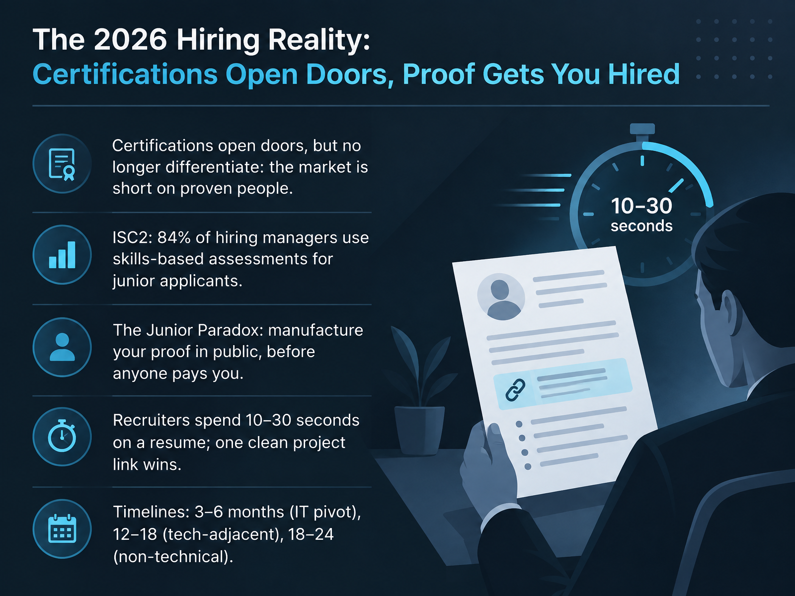The 2026 Hiring Reality: Certifications Open Doors, Proof Gets You Hired