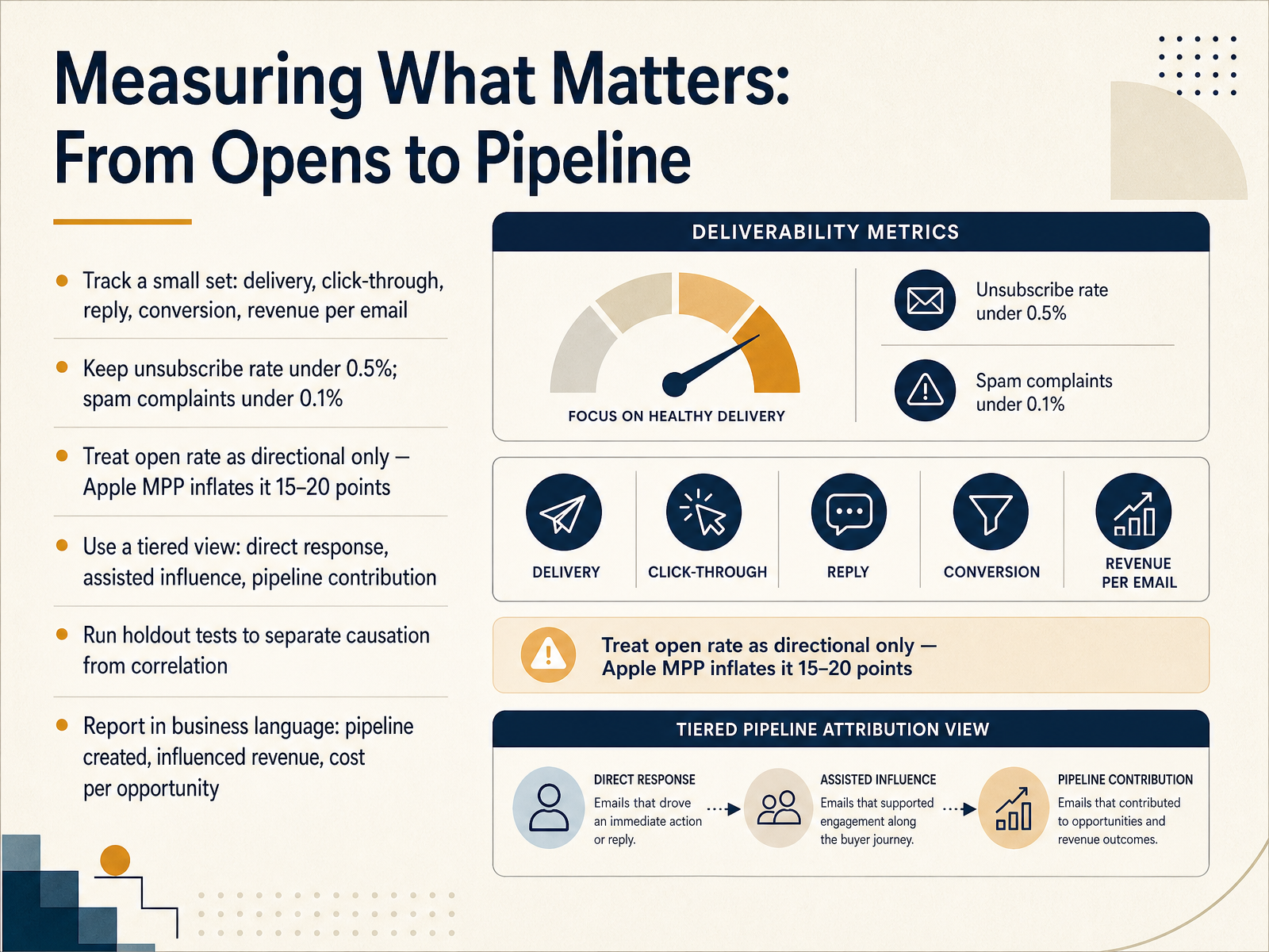 Measuring What Matters: From Opens to Pipeline