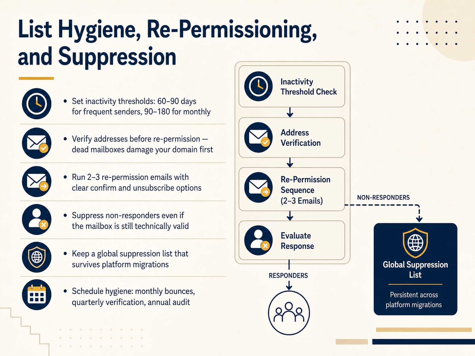 List Hygiene, Re-Permissioning, and Suppression