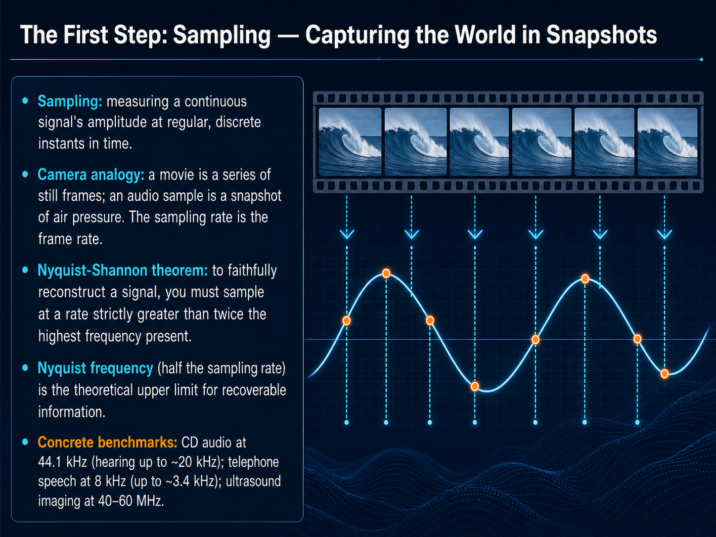 The First Step: Sampling — Capturing the World in Snapshots