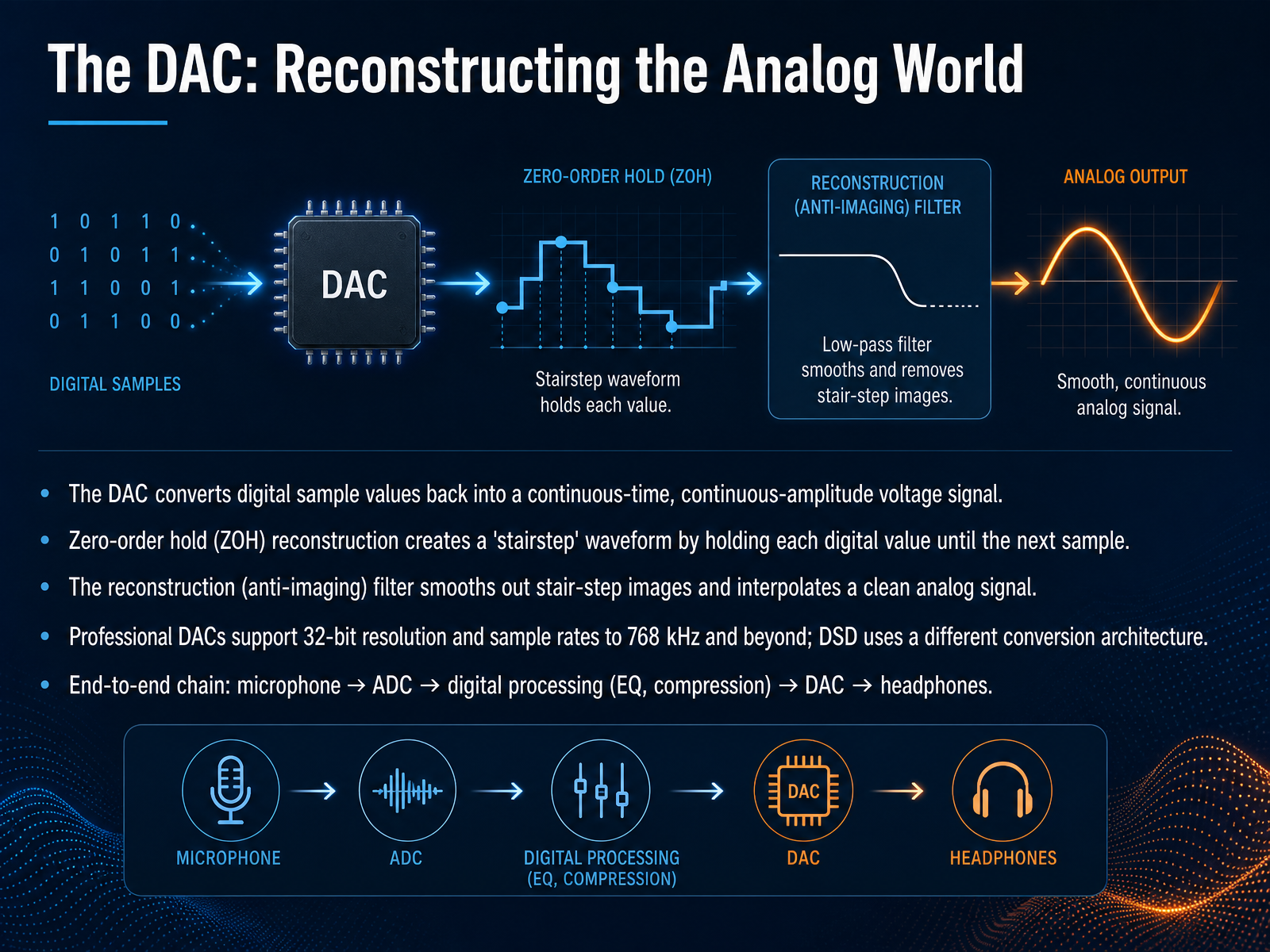 The DAC: Reconstructing the Analog World