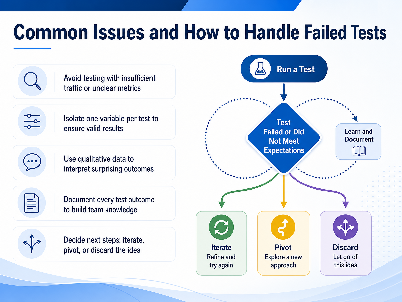 Common Issues and How to Handle Failed Tests