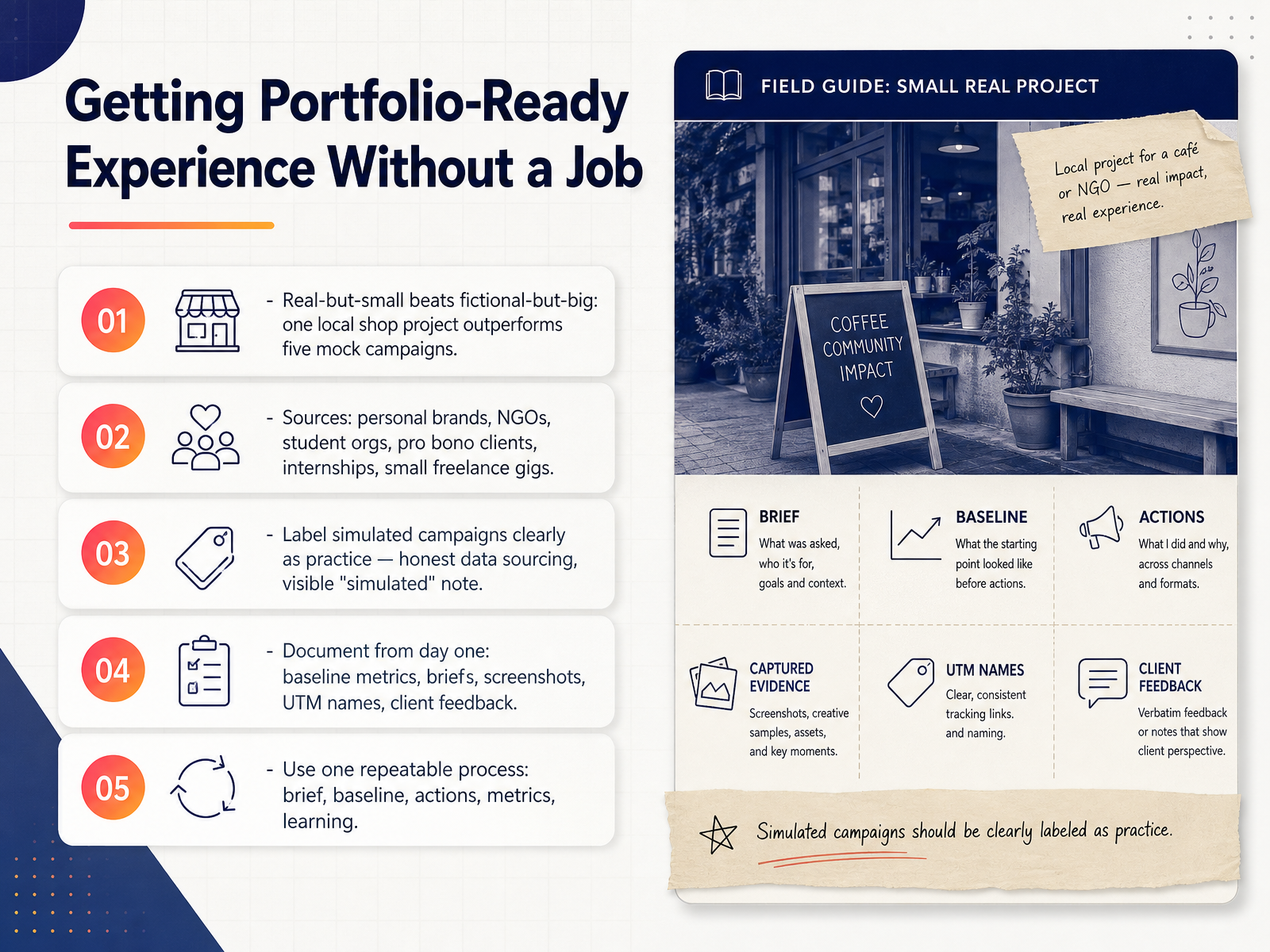 Getting Portfolio-Ready Experience Without a Job