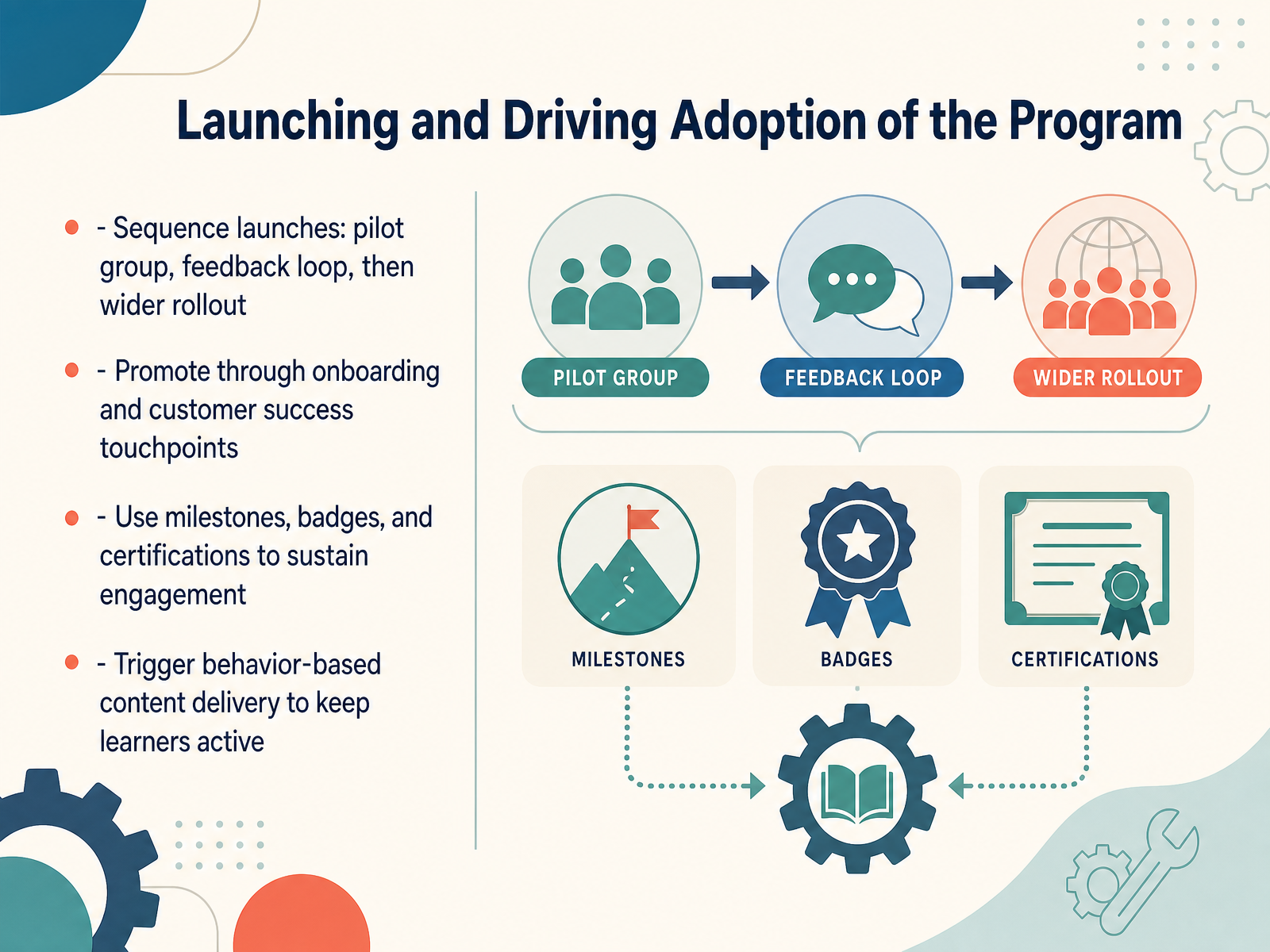 Launching and Driving Adoption of the Program