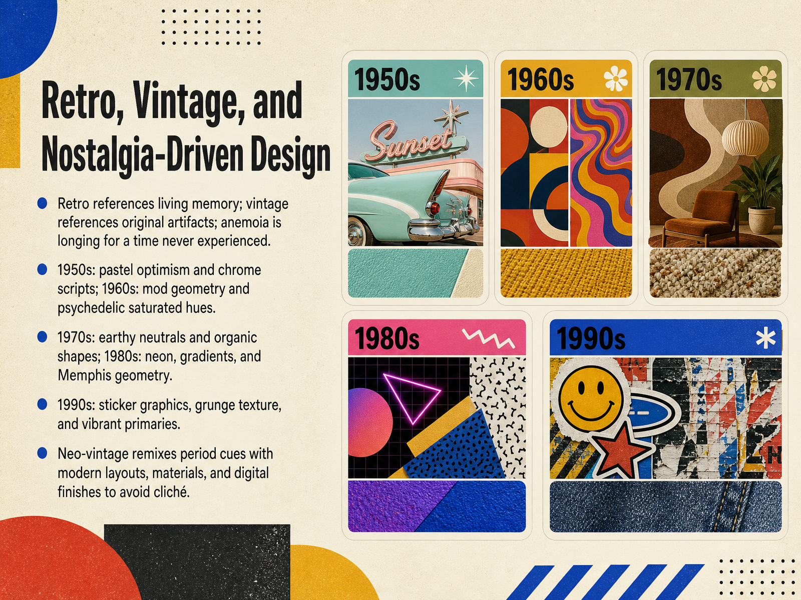 Retro, Vintage, and Nostalgia-Driven Design