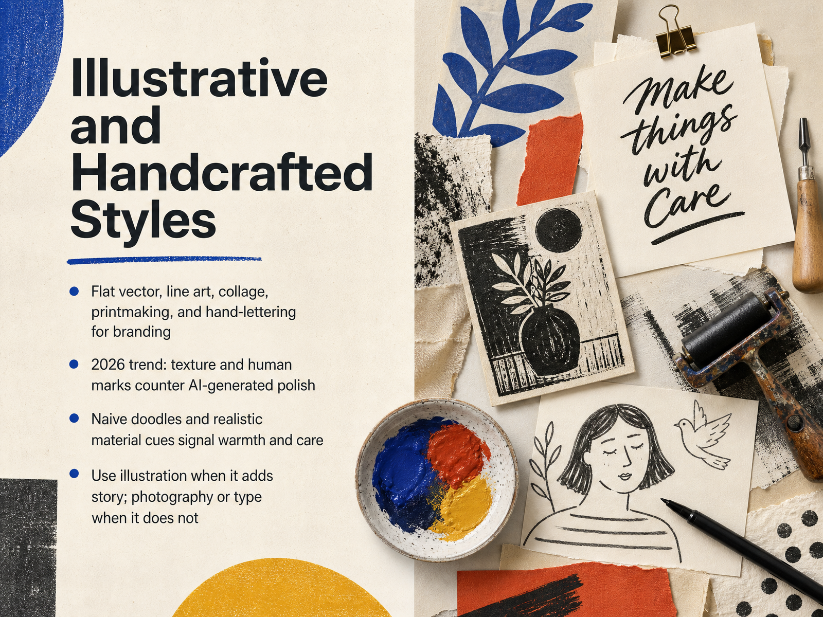 Illustrative and Handcrafted Styles