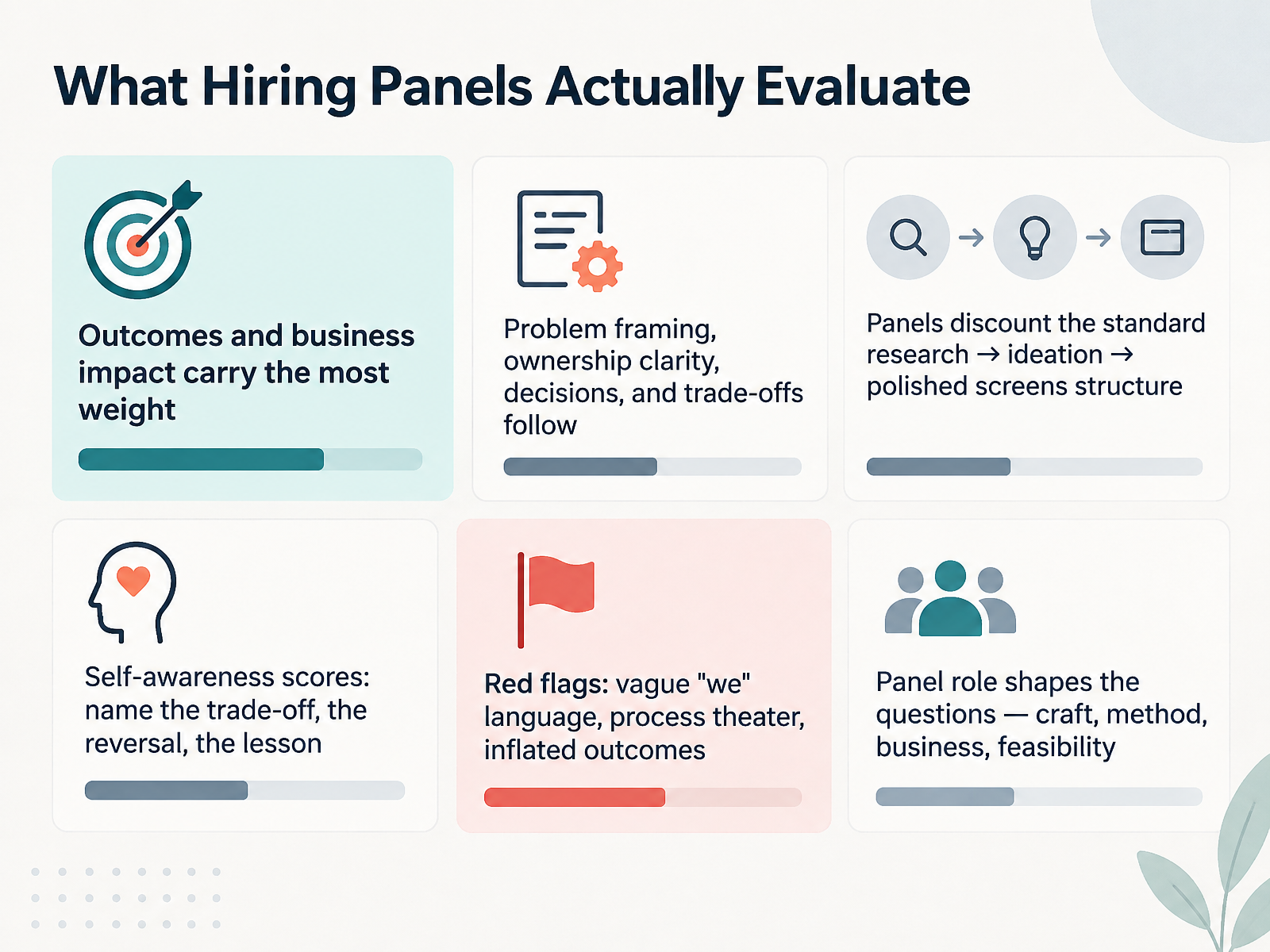 What Hiring Panels Actually Evaluate
