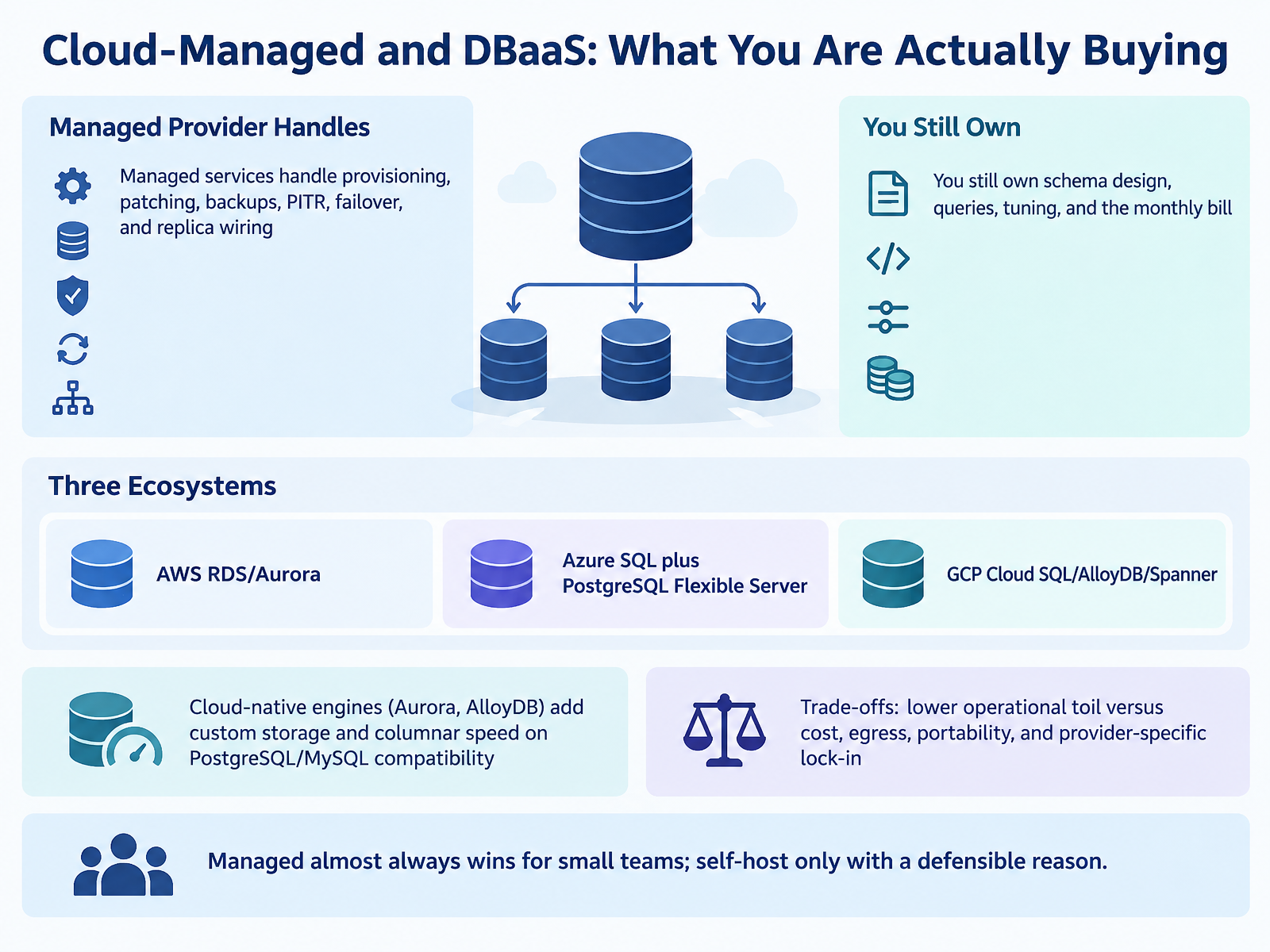 Cloud-Managed and DBaaS: What You Are Actually Buying