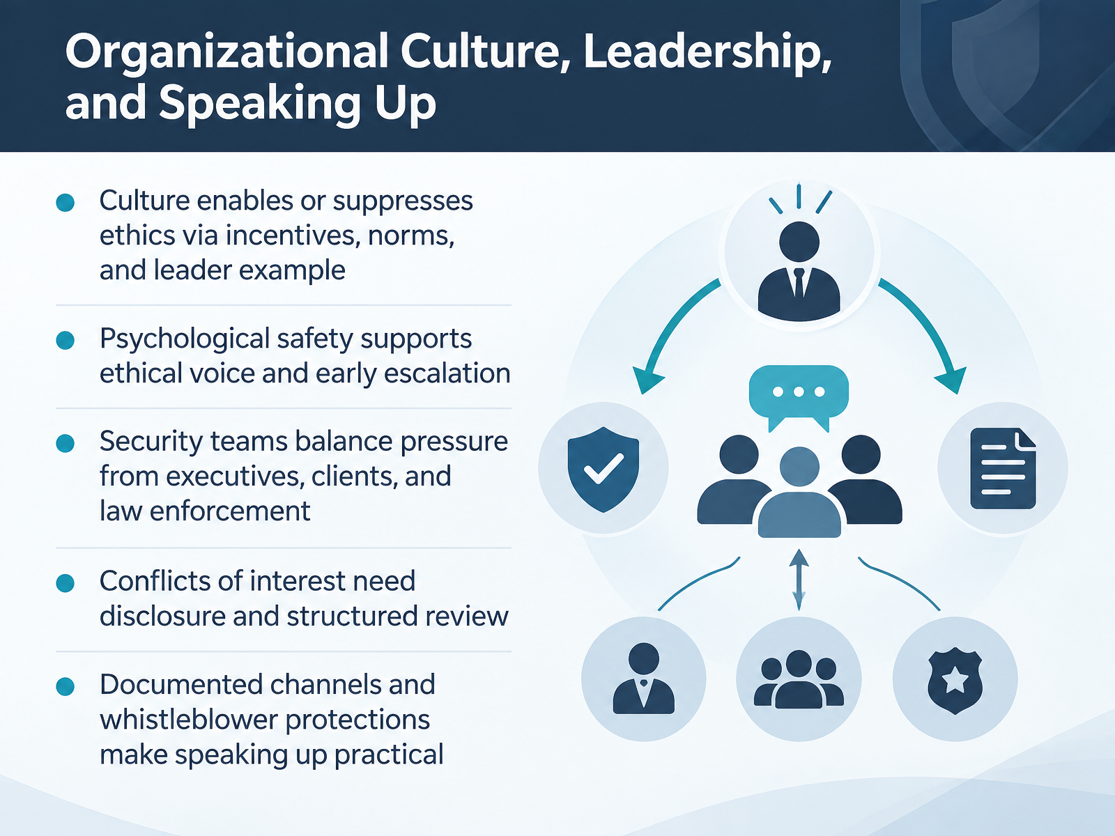 Organizational Culture, Leadership, and Speaking Up