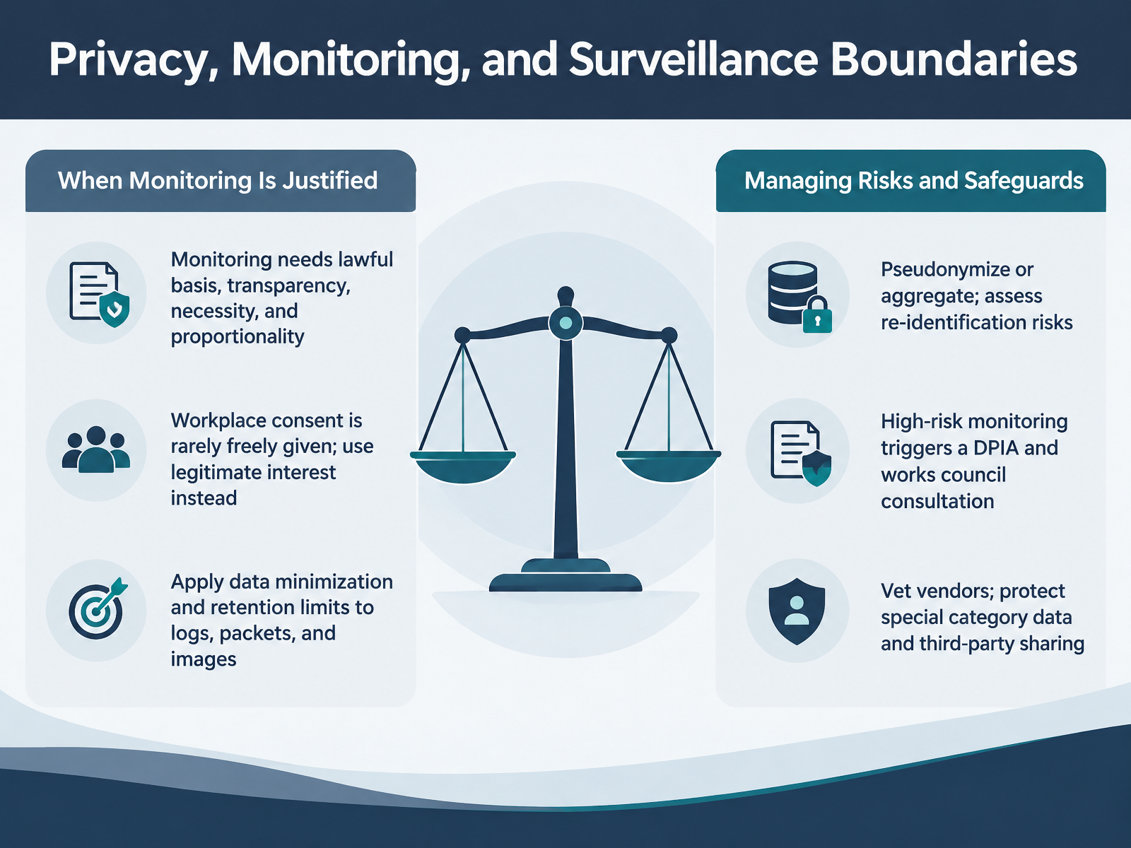 Privacy, Monitoring, and Surveillance Boundaries