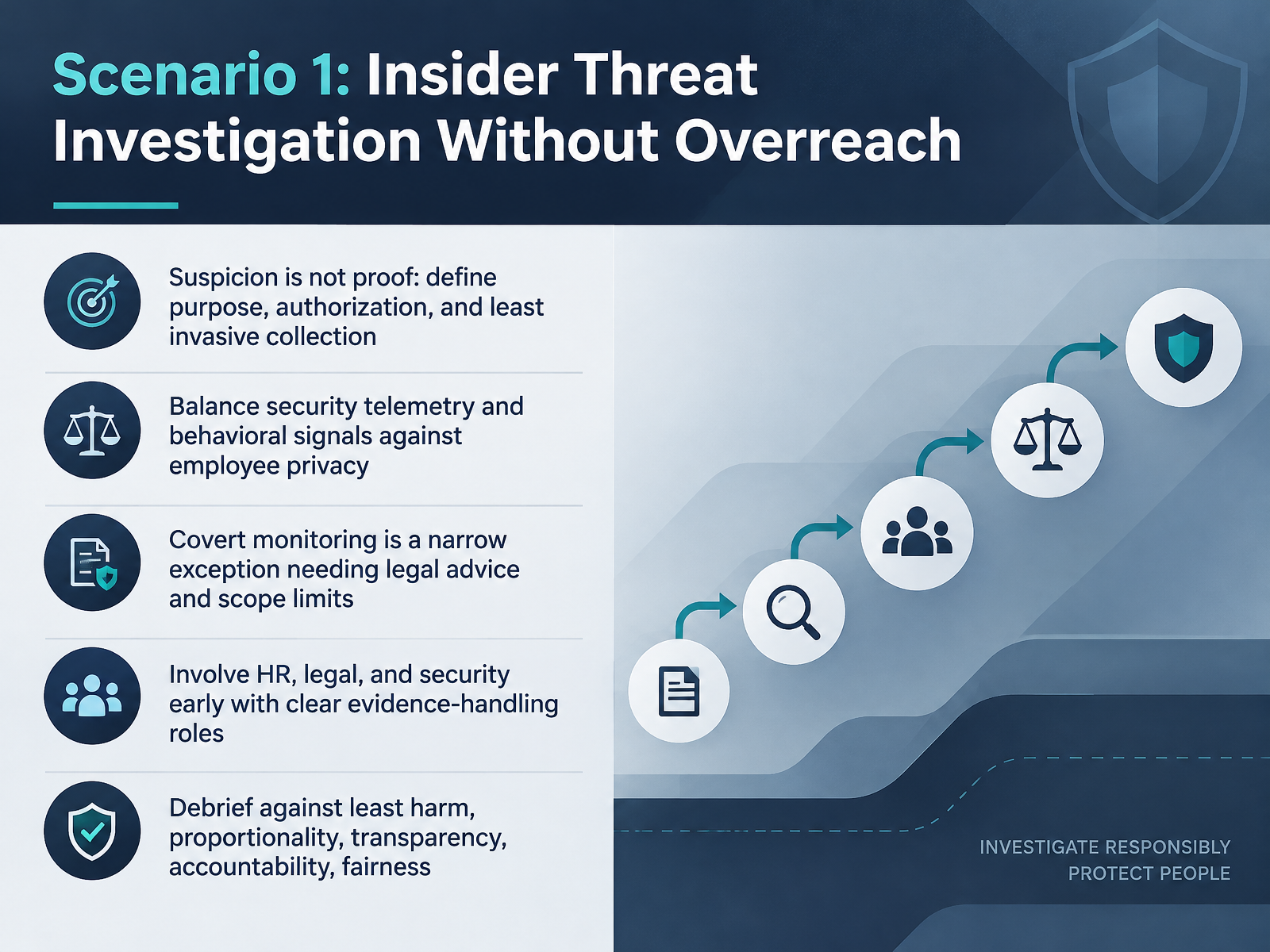 Scenario 1: Insider Threat Investigation Without Overreach