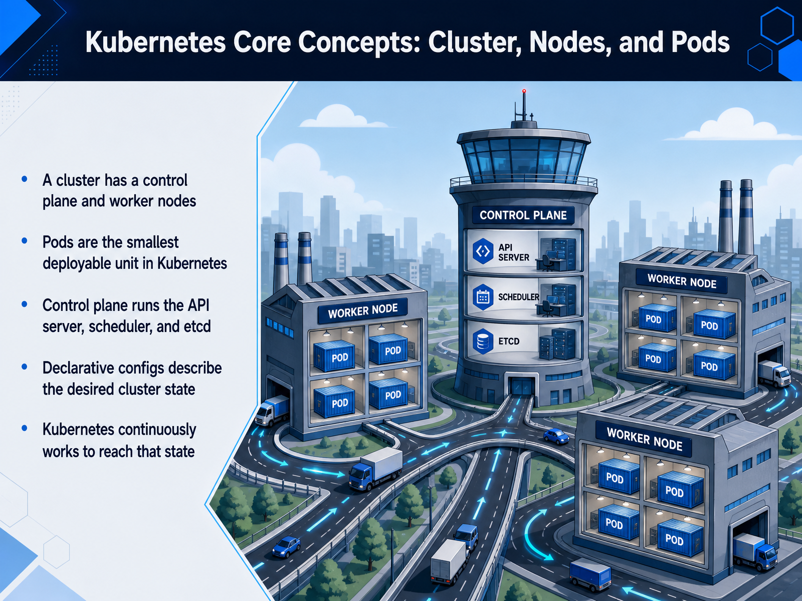 Kubernetes Core Concepts: Cluster, Nodes, and Pods