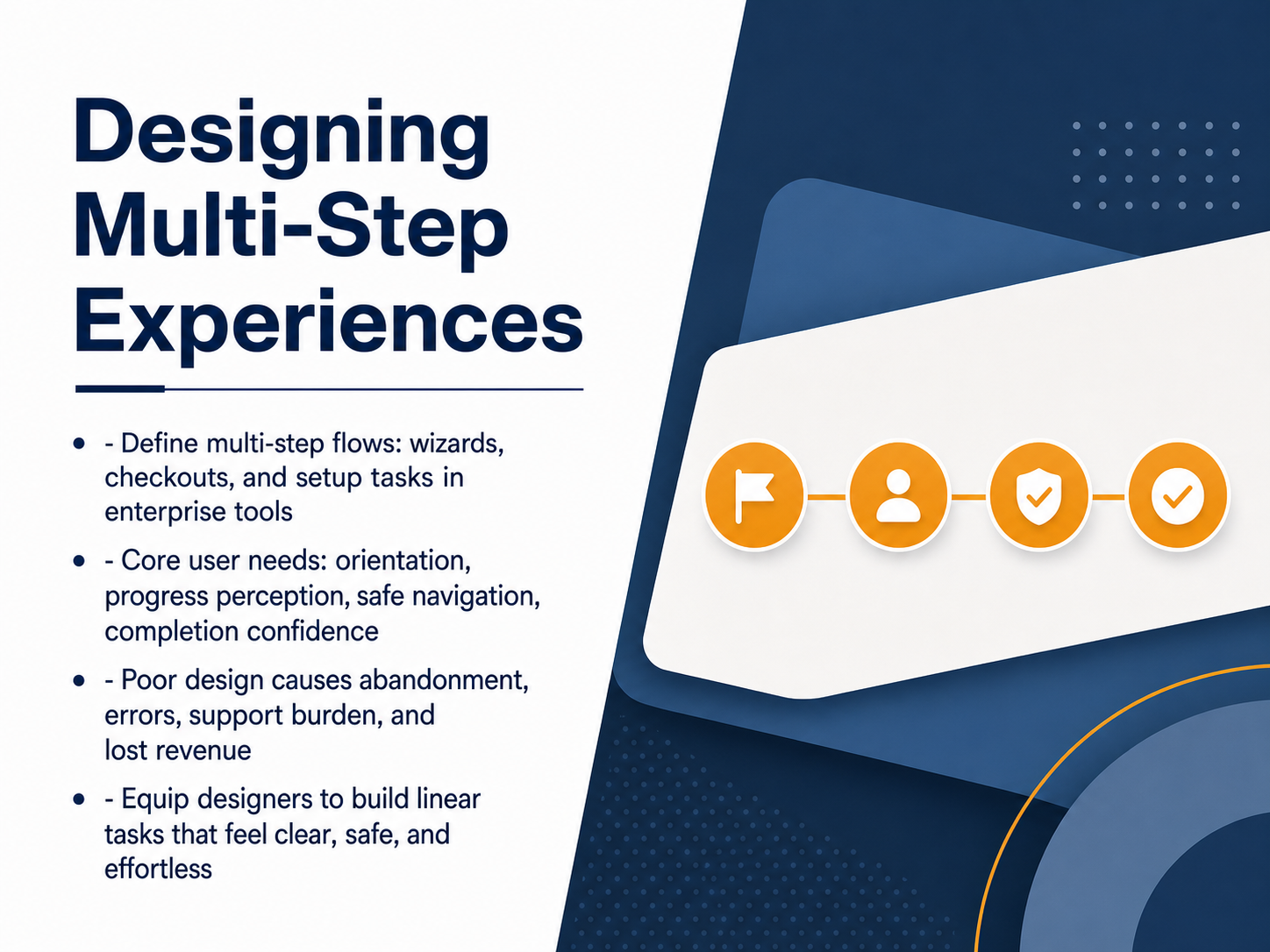 Multi-Step Experience Design