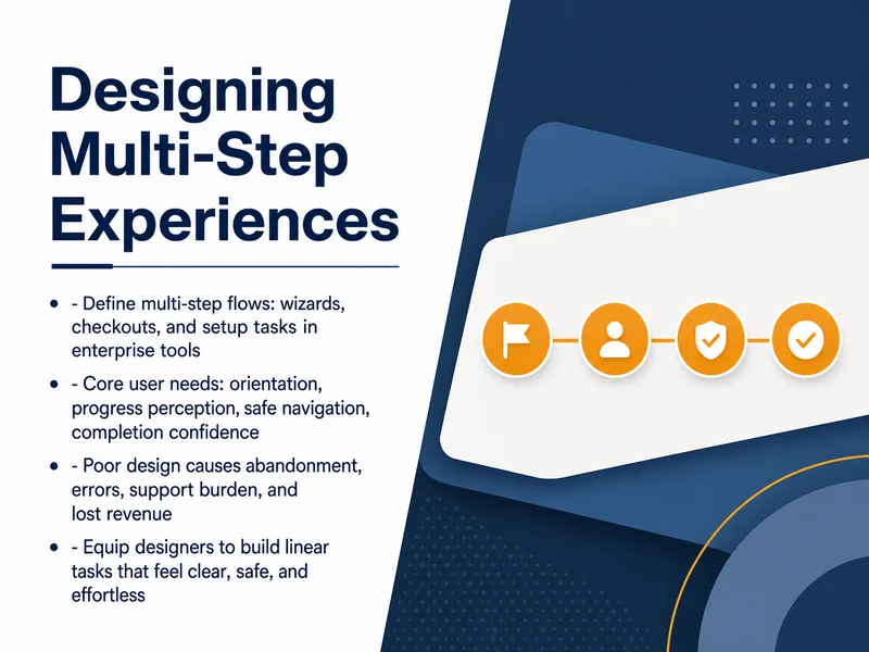Multi-Step Experience Design — digital-human course