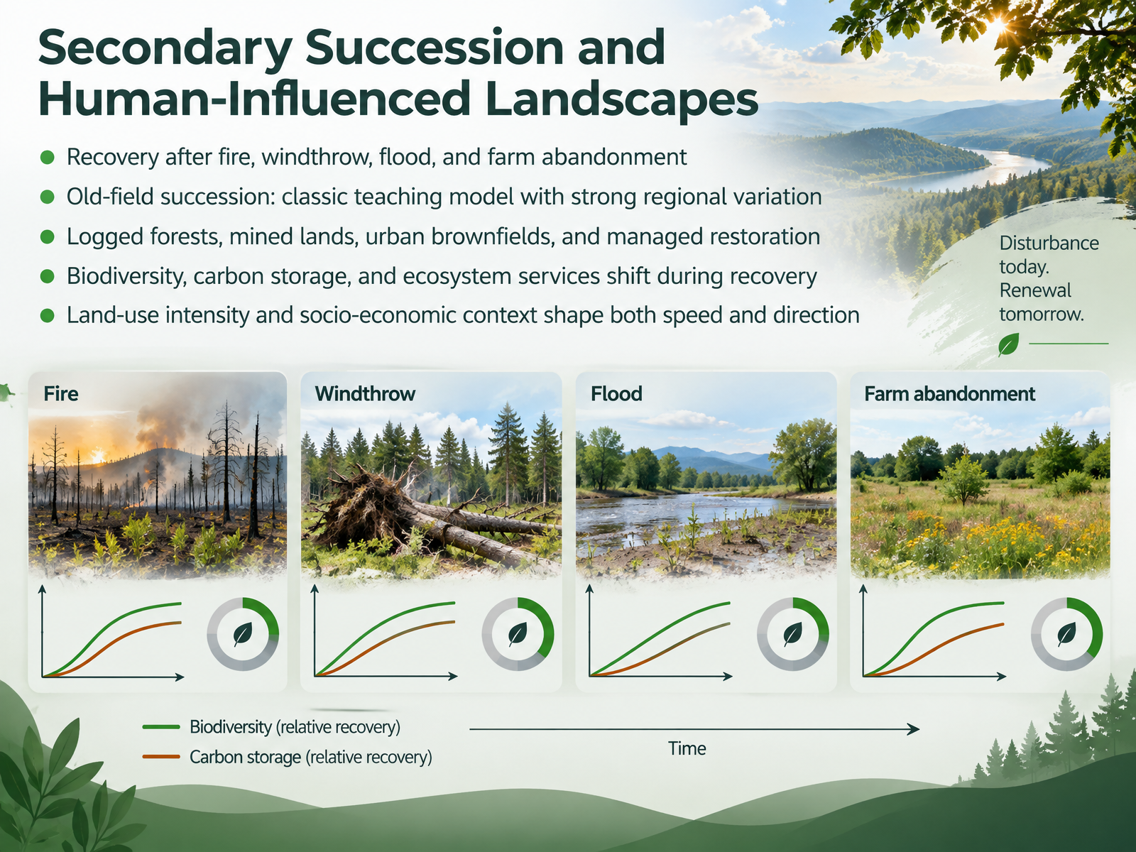 Secondary Succession and Human-Influenced Landscapes