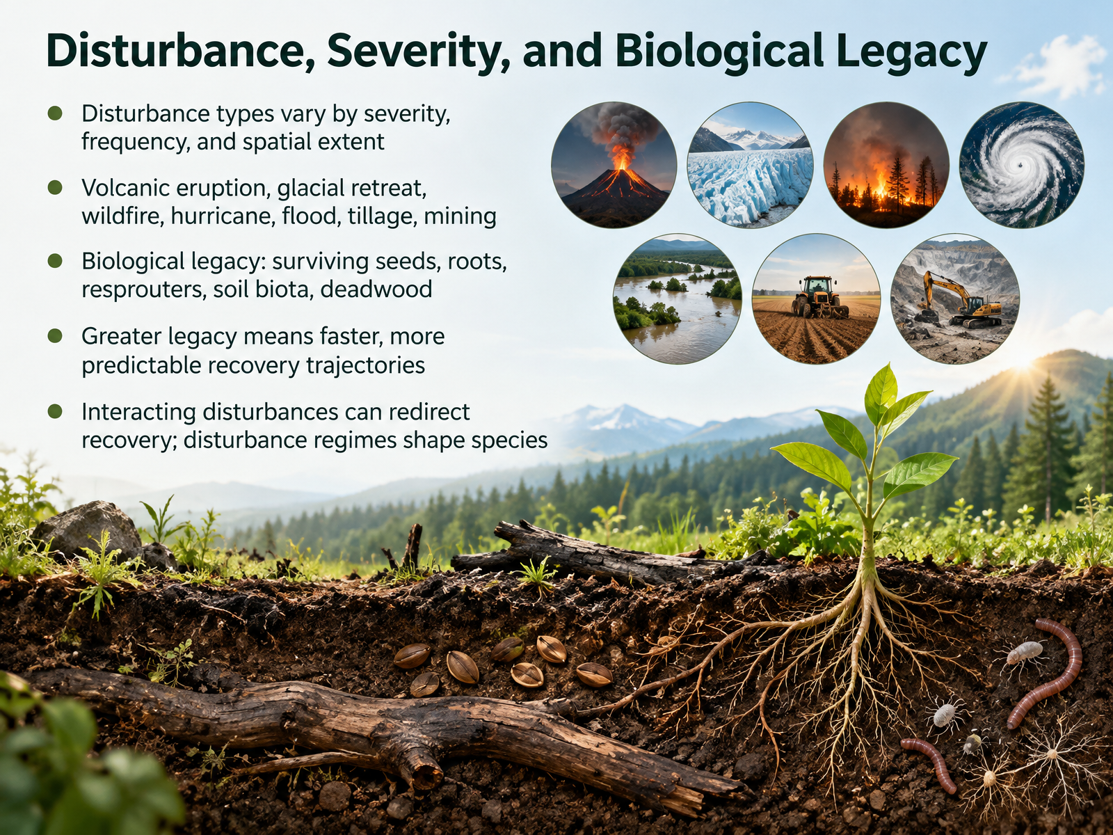 Disturbance, Severity, and Biological Legacy