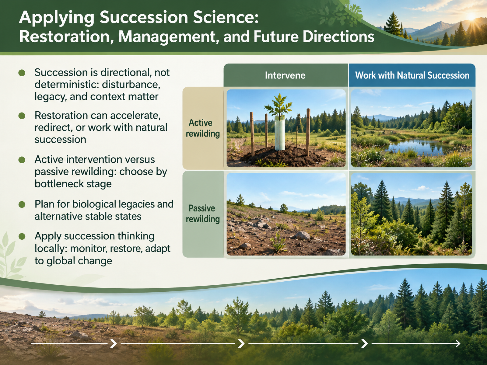 Applying Succession Science: Restoration, Management, and Future Directions