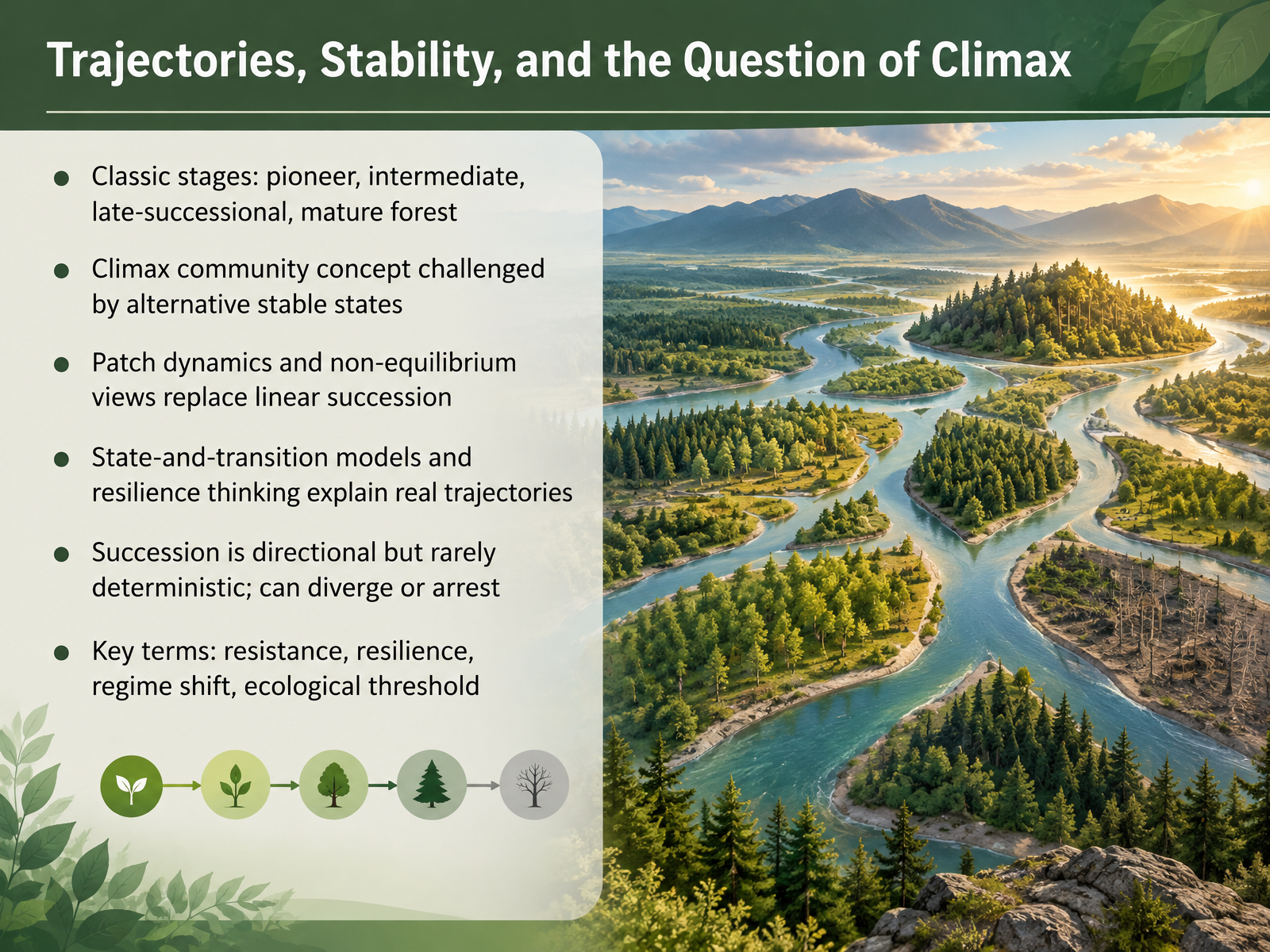 Trajectories, Stability, and the Question of Climax