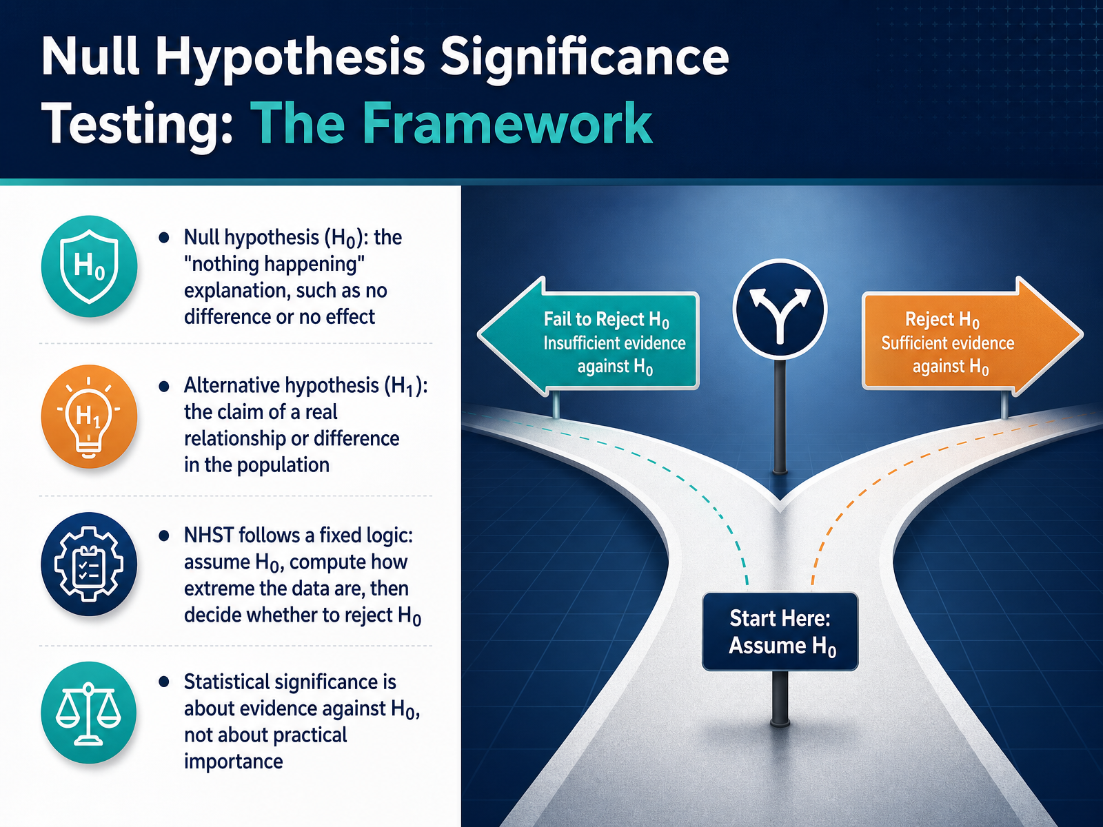 Null Hypothesis Significance Testing: The Framework