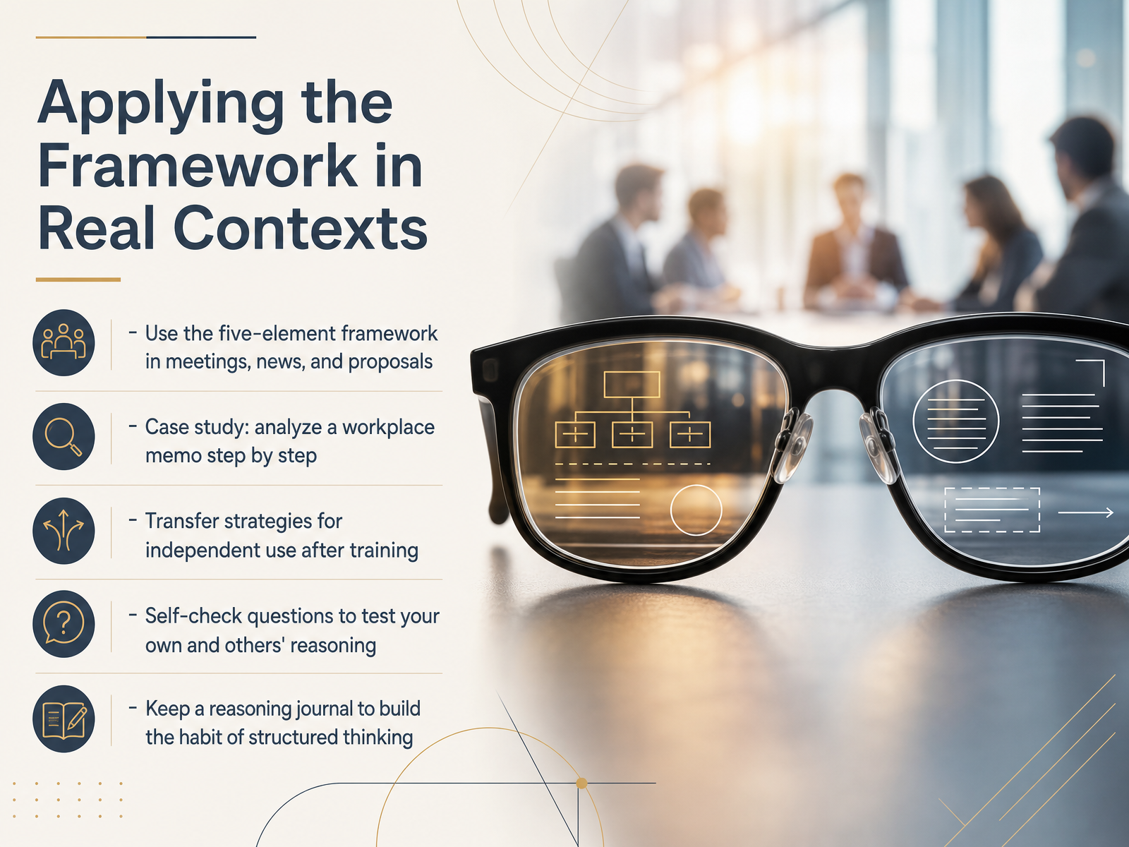 Applying the Framework in Real Contexts