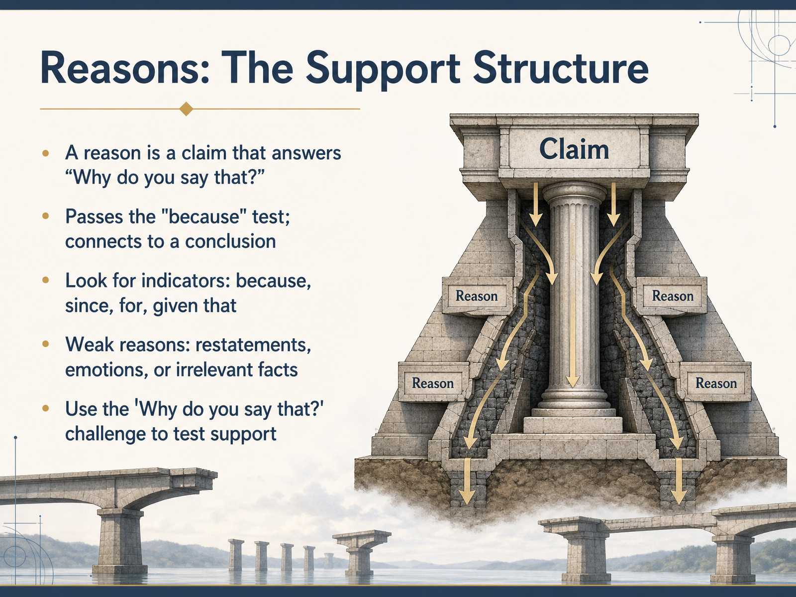 Reasons: The Support Structure